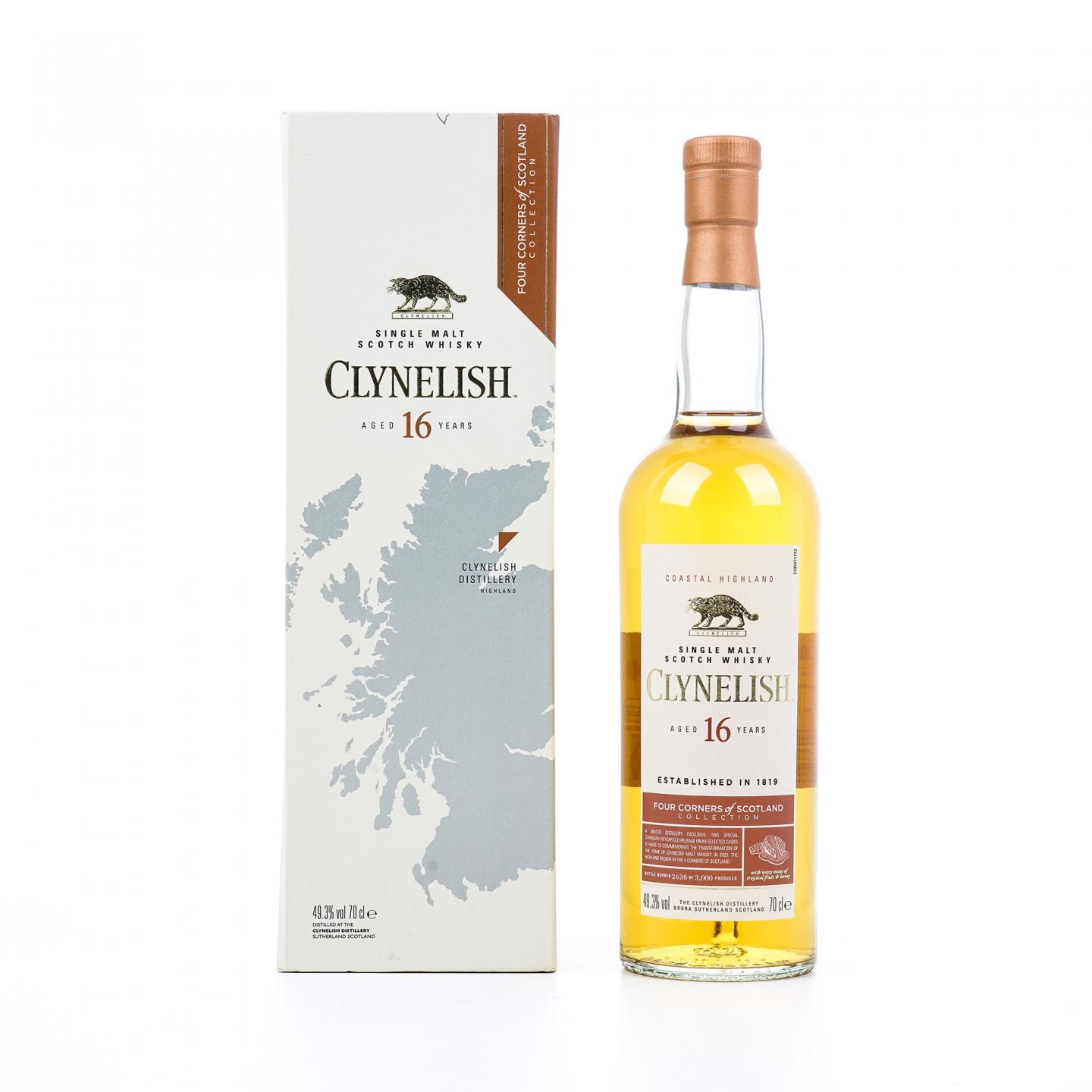 Clynelish 克里尼利基 16年 酒厂限定 49.3%Vol.