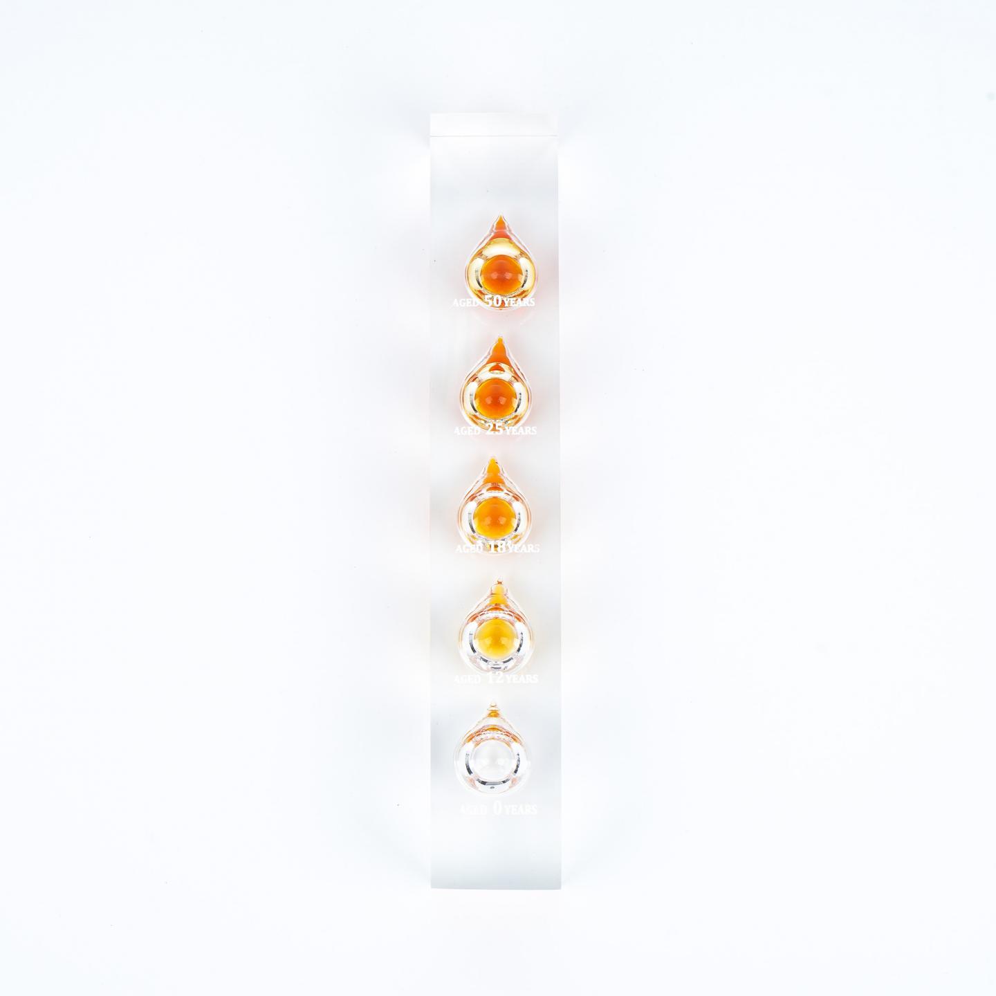 山崎 威士忌展示摆件 含50 25 18 12 0年酒液