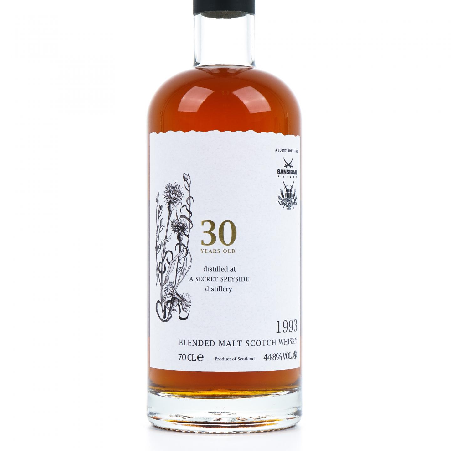 秘密斯佩塞 30年 1993-2023 雪莉桶 Sansibar 调和麦芽