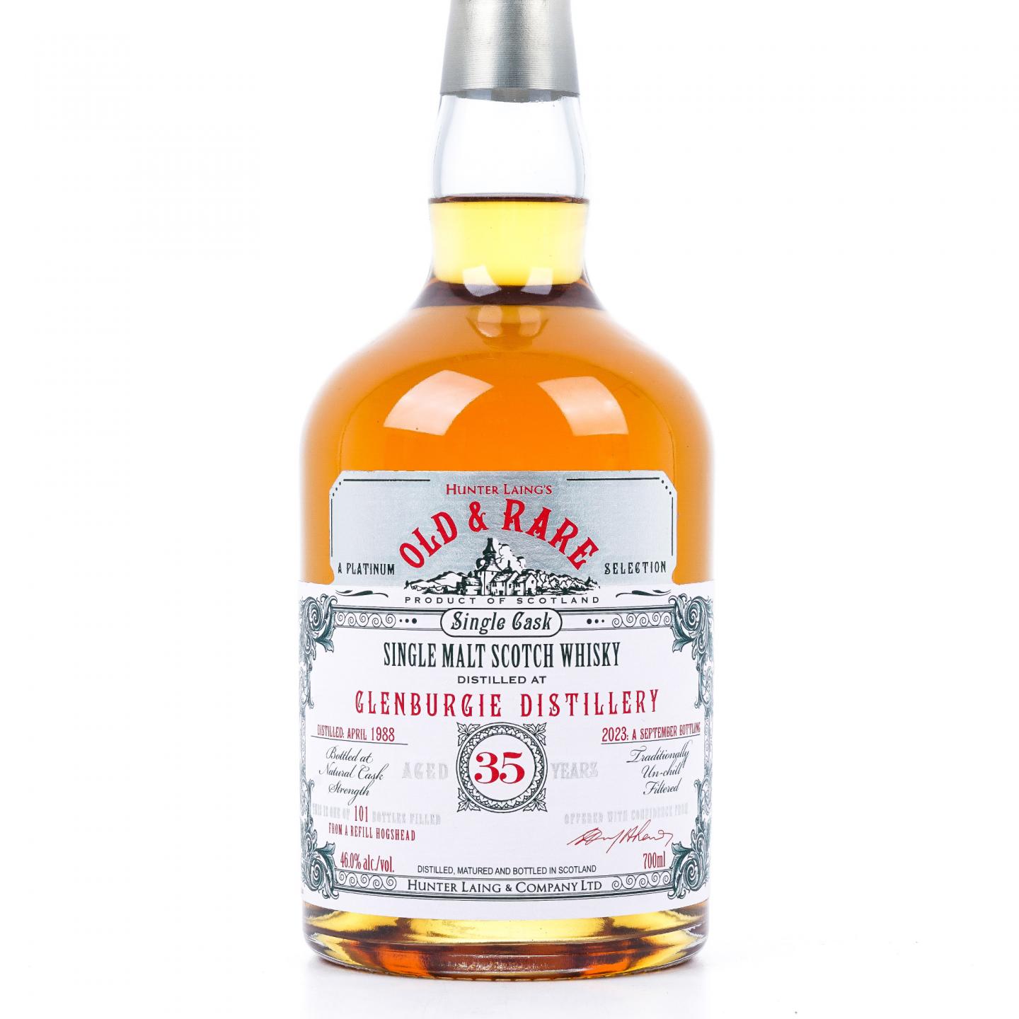 Glenburgie 格兰伯奇 35年 1988-2023 HL 单桶桶强