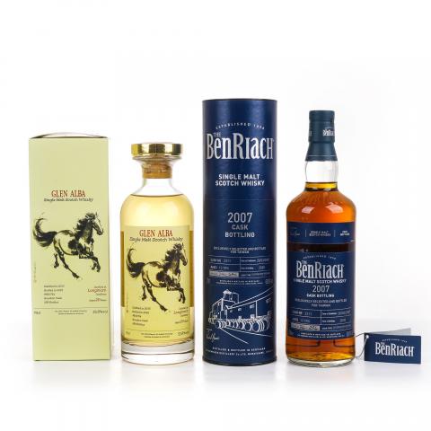 Longmorn 朗摩 20年 2005 一马当先/BenRiach 本利亚克 13年 2007 2瓶组