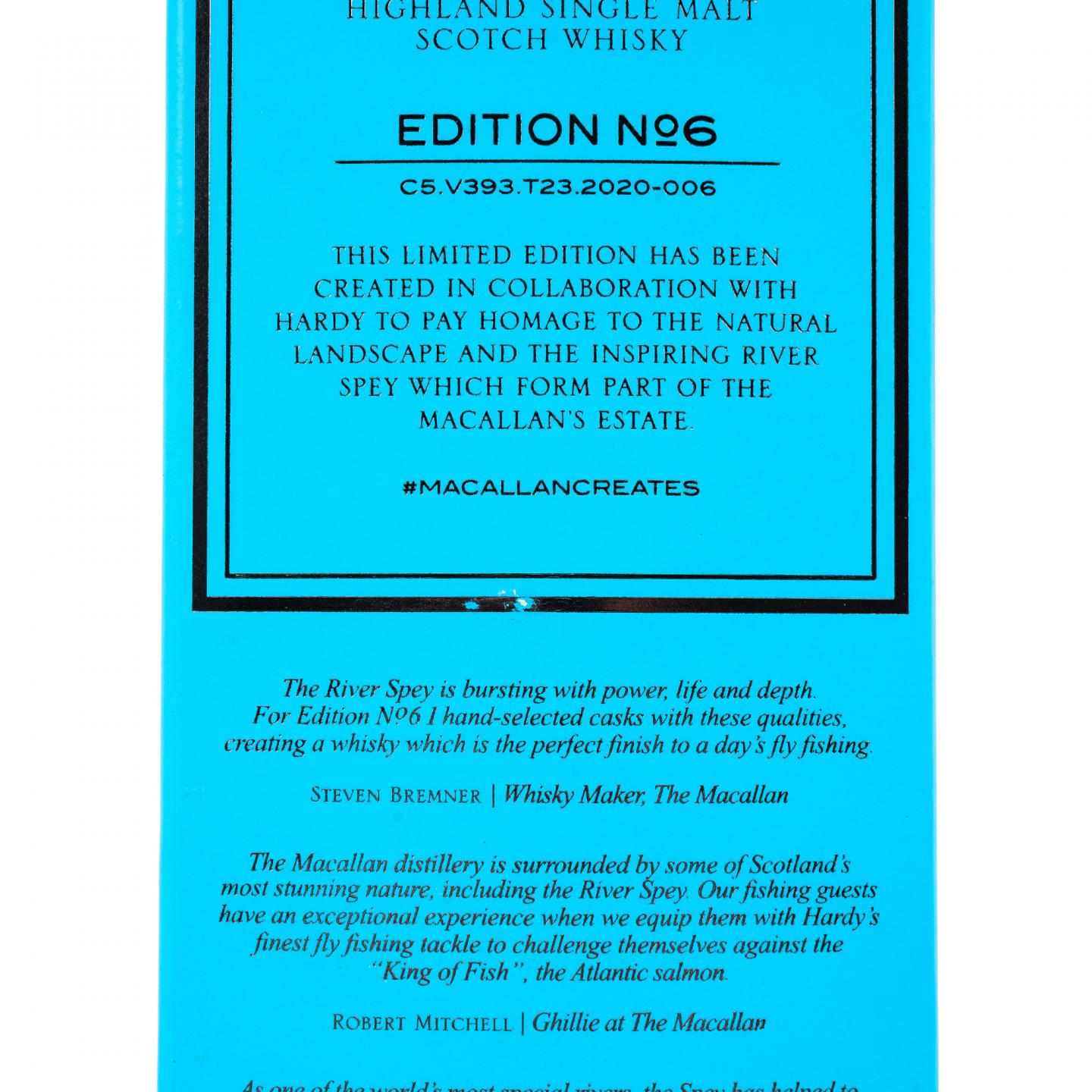 Macallan 麦卡伦 2020 Edition No.6 700ml