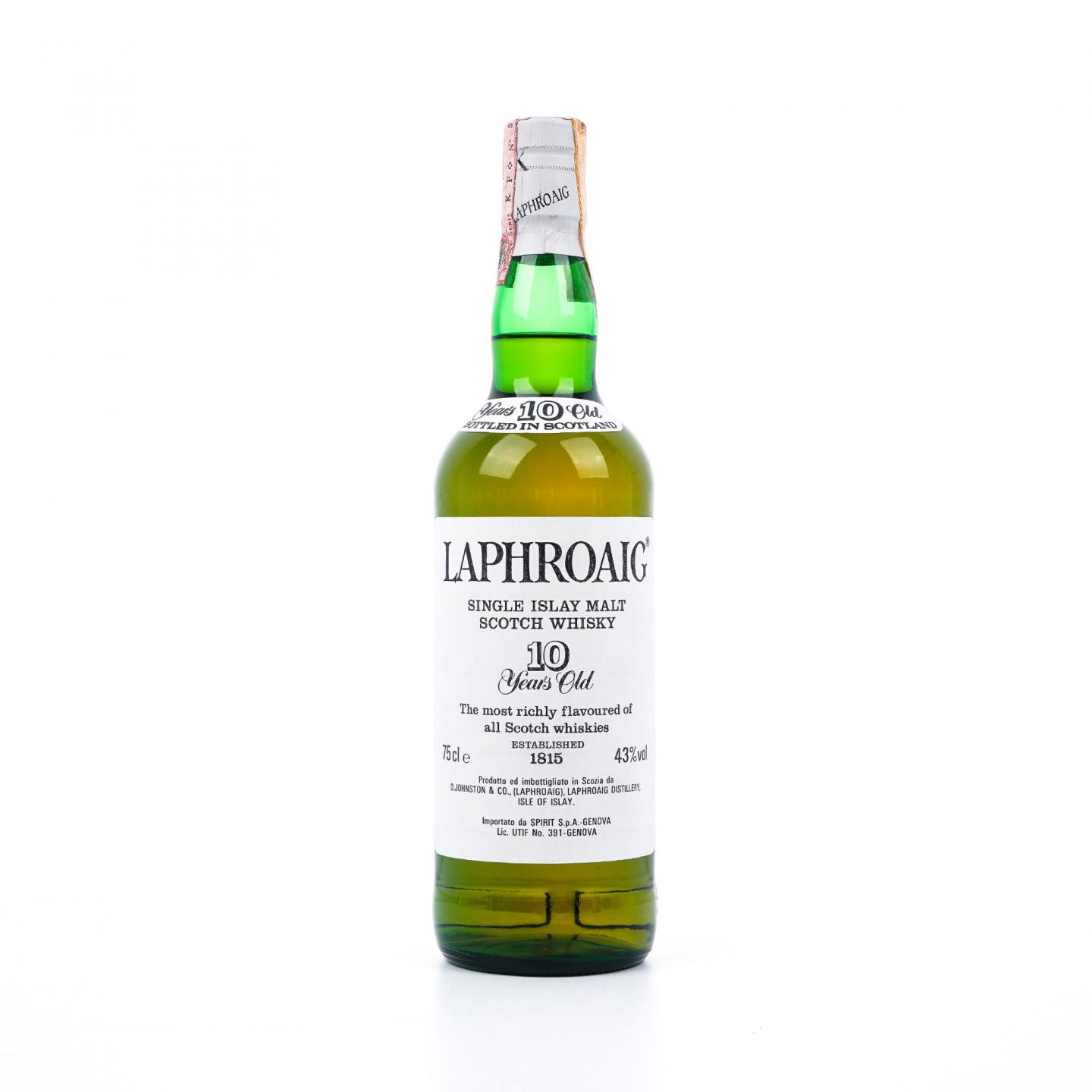 Laphroaig 拉弗格 10年 80年代末-90年代初 750ml