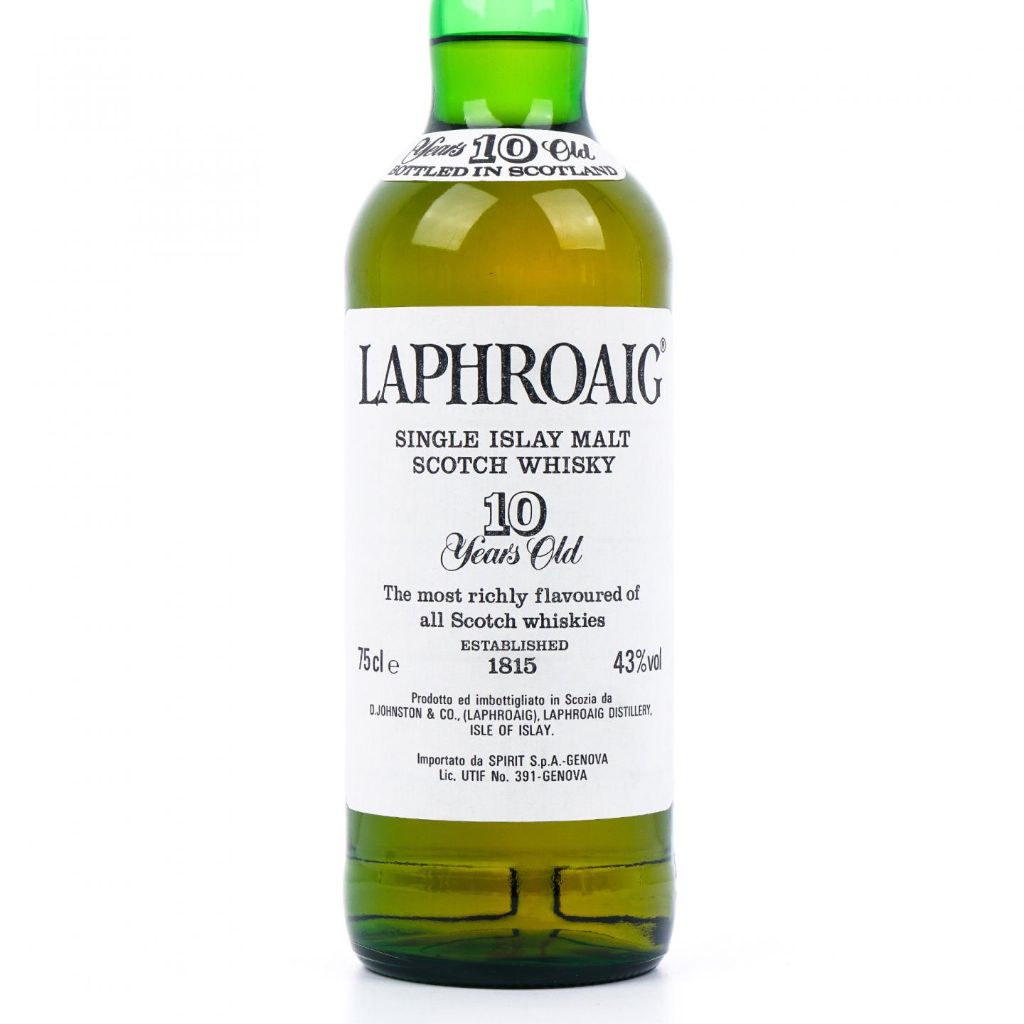 Laphroaig 拉弗格 10年 80年代末-90年代初 750ml