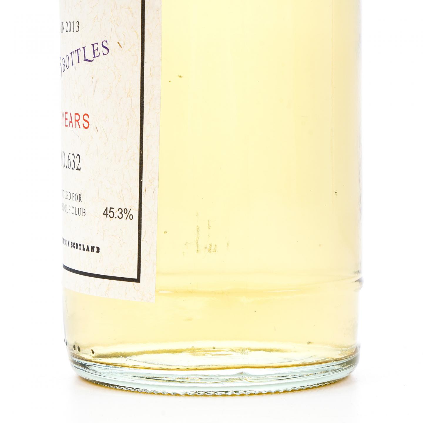 秘密斯佩塞 30年 1983-2013 Machrihanish高尔夫俱乐部 桶号#632