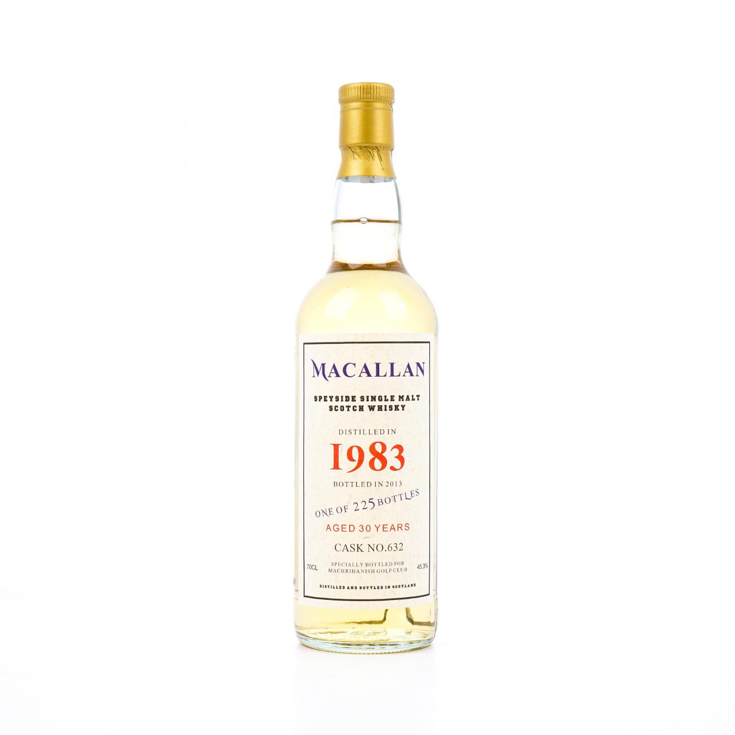 秘密斯佩塞 30年 1983-2013 Machrihanish高尔夫俱乐部 桶号#632 木盒