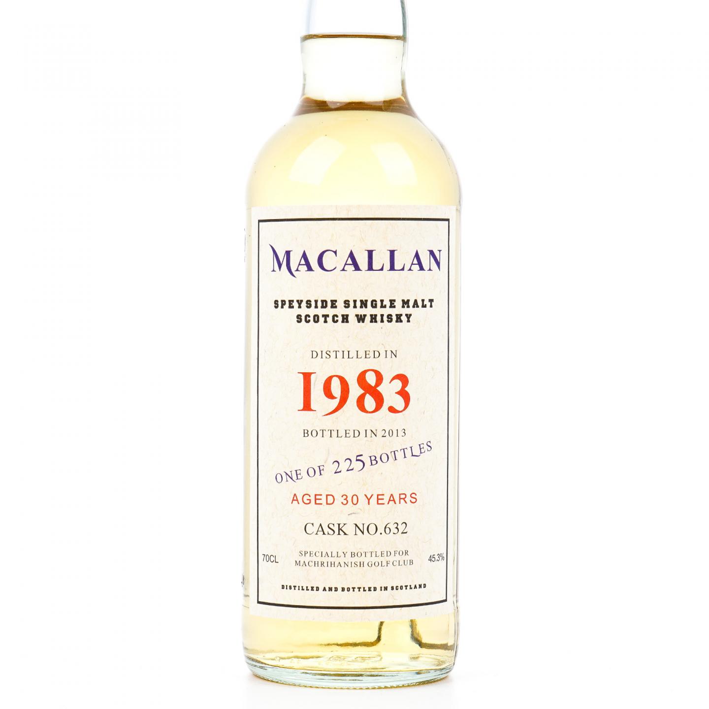 秘密斯佩塞 30年 1983-2013 Machrihanish高尔夫俱乐部 桶号#632 木盒