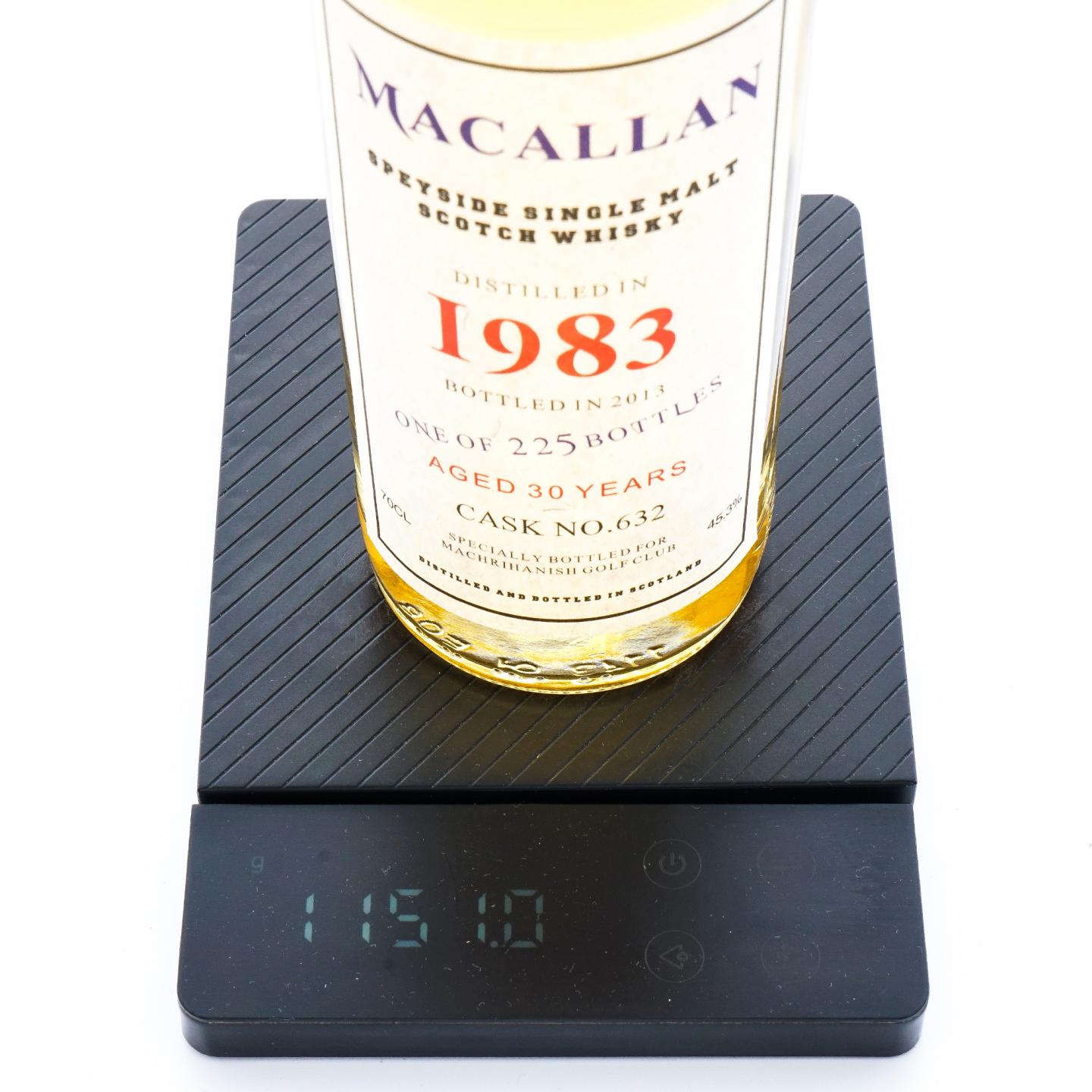 秘密斯佩塞 30年 1983-2013 Machrihanish高尔夫俱乐部 桶号#632 木盒