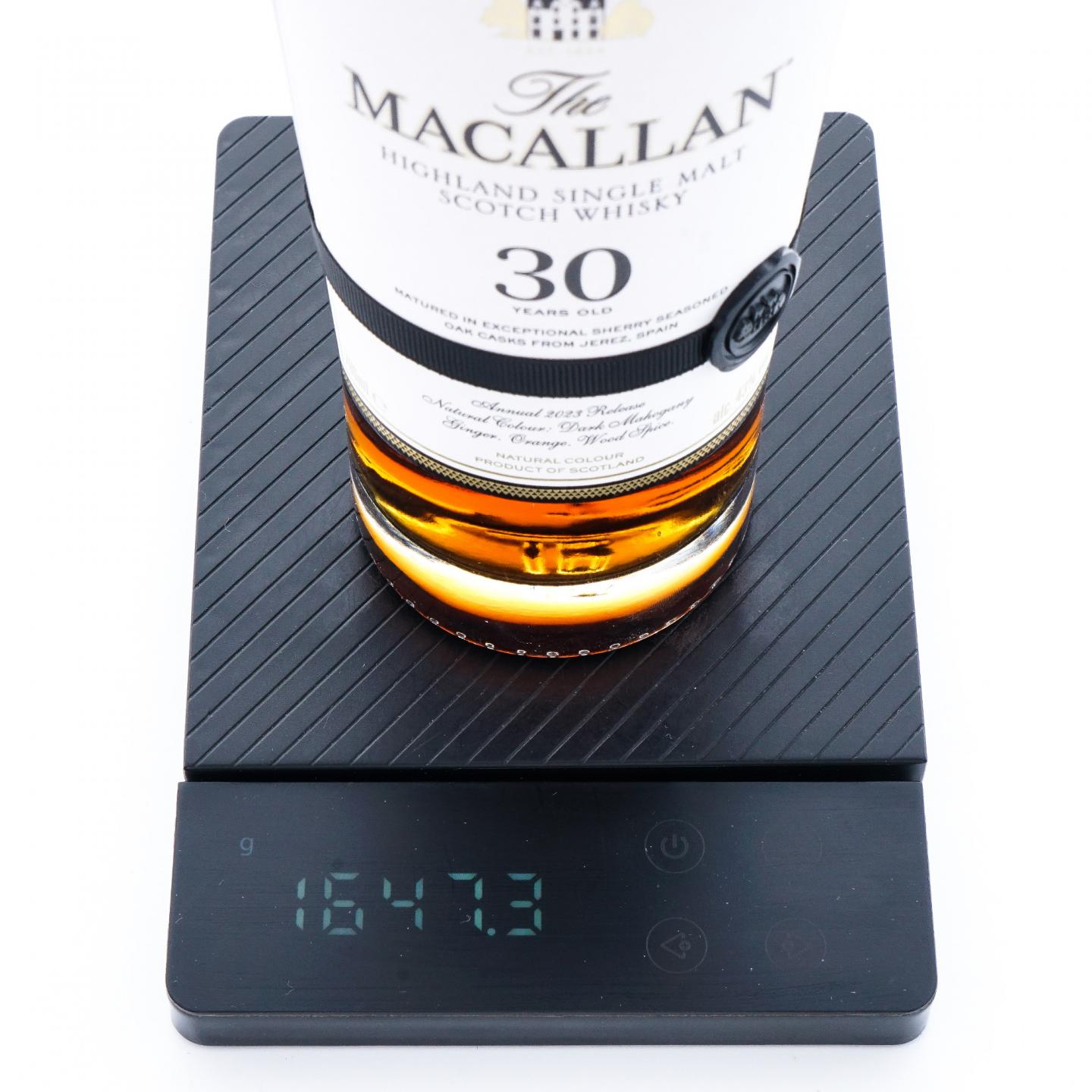 【附X光图】Macallan 麦卡伦 30年 2023 黑腰带 雪莉桶 木礼盒