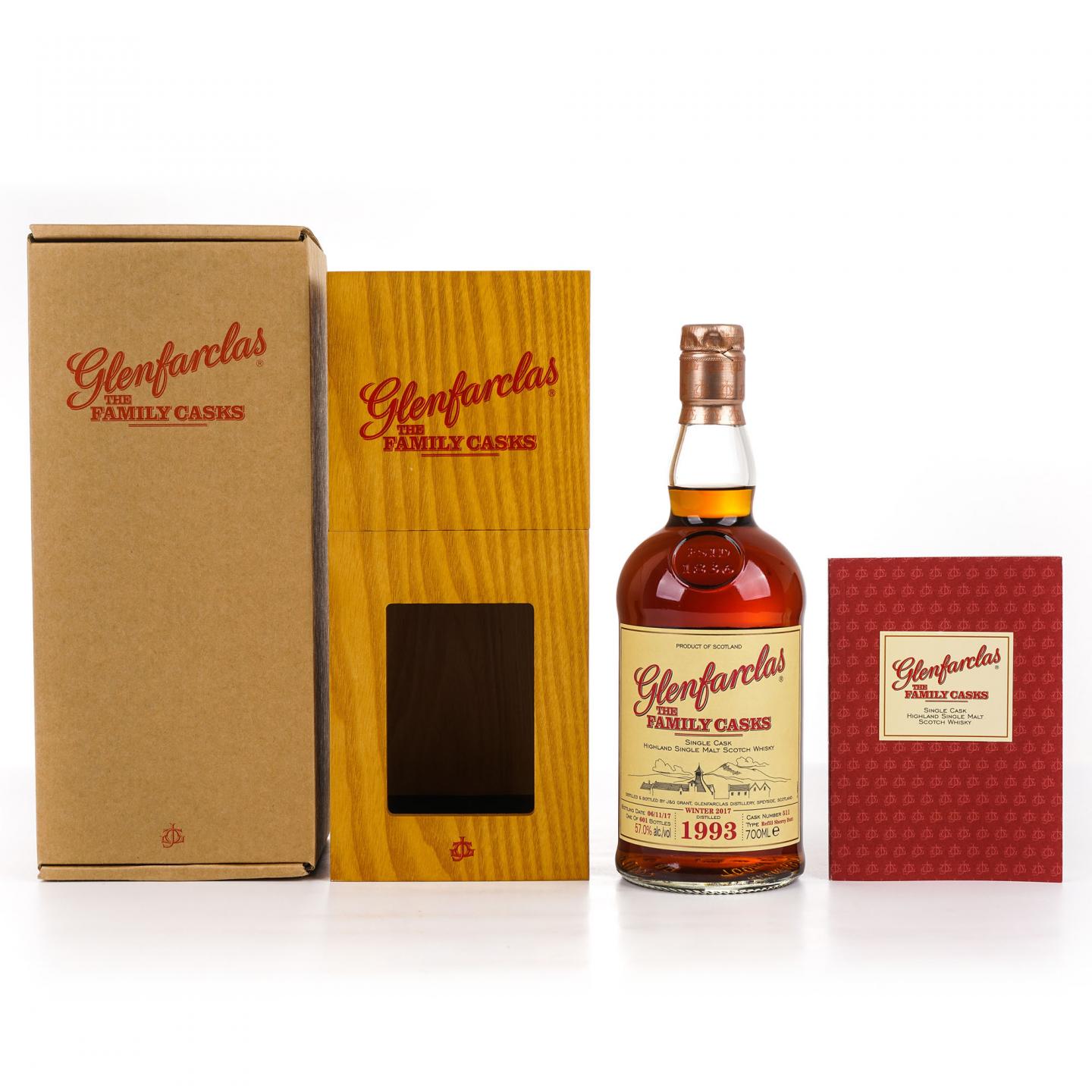 Glenfarclas 格兰花格 1993-2017 家族桶#511 雪莉单桶