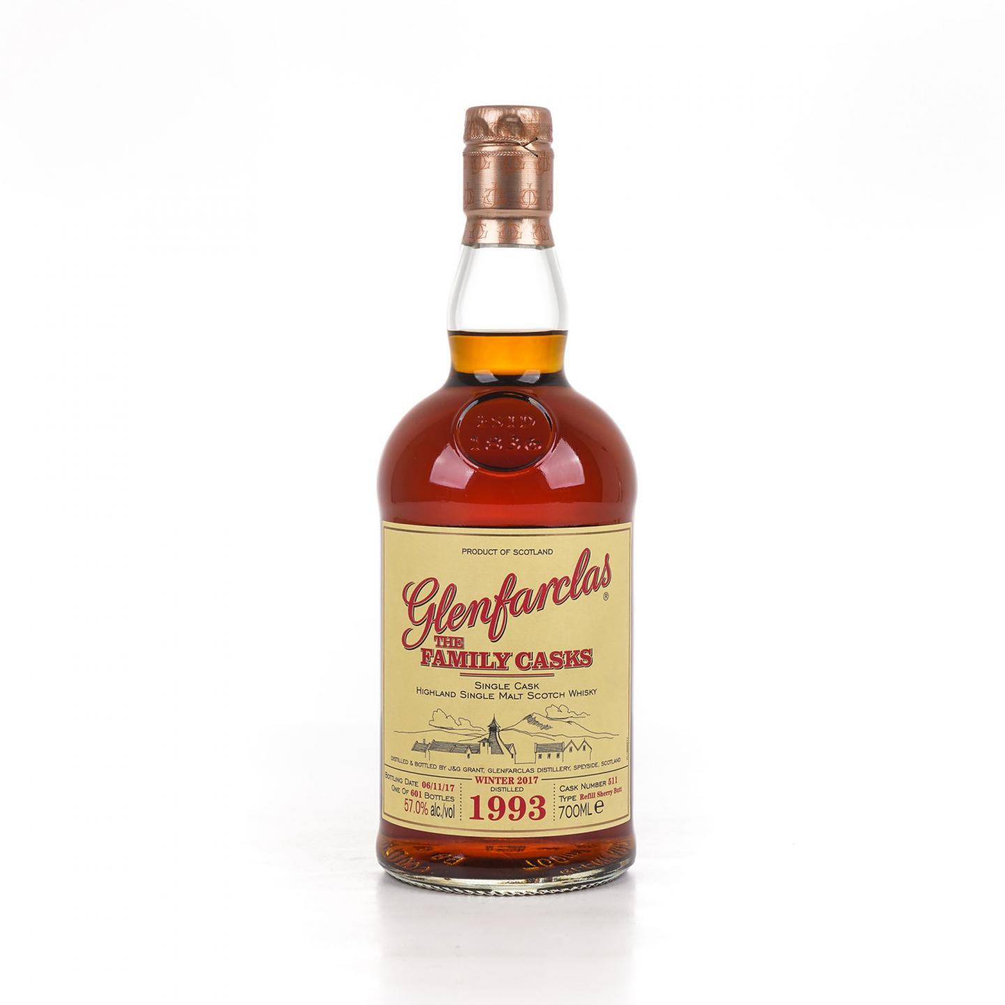 Glenfarclas 格兰花格 1993-2017 家族桶#511 雪莉单桶