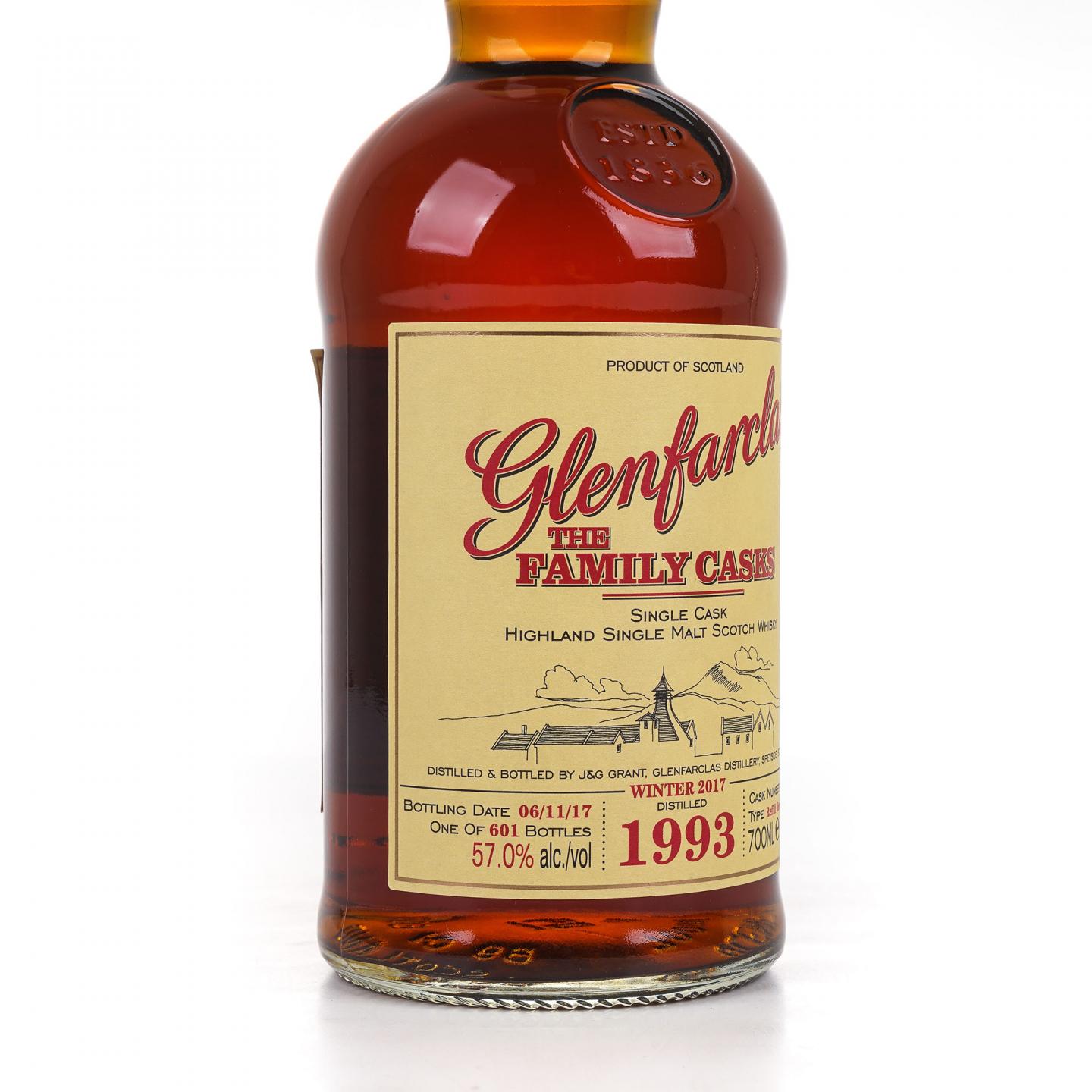 Glenfarclas 格兰花格 1993-2017 家族桶#511 雪莉单桶