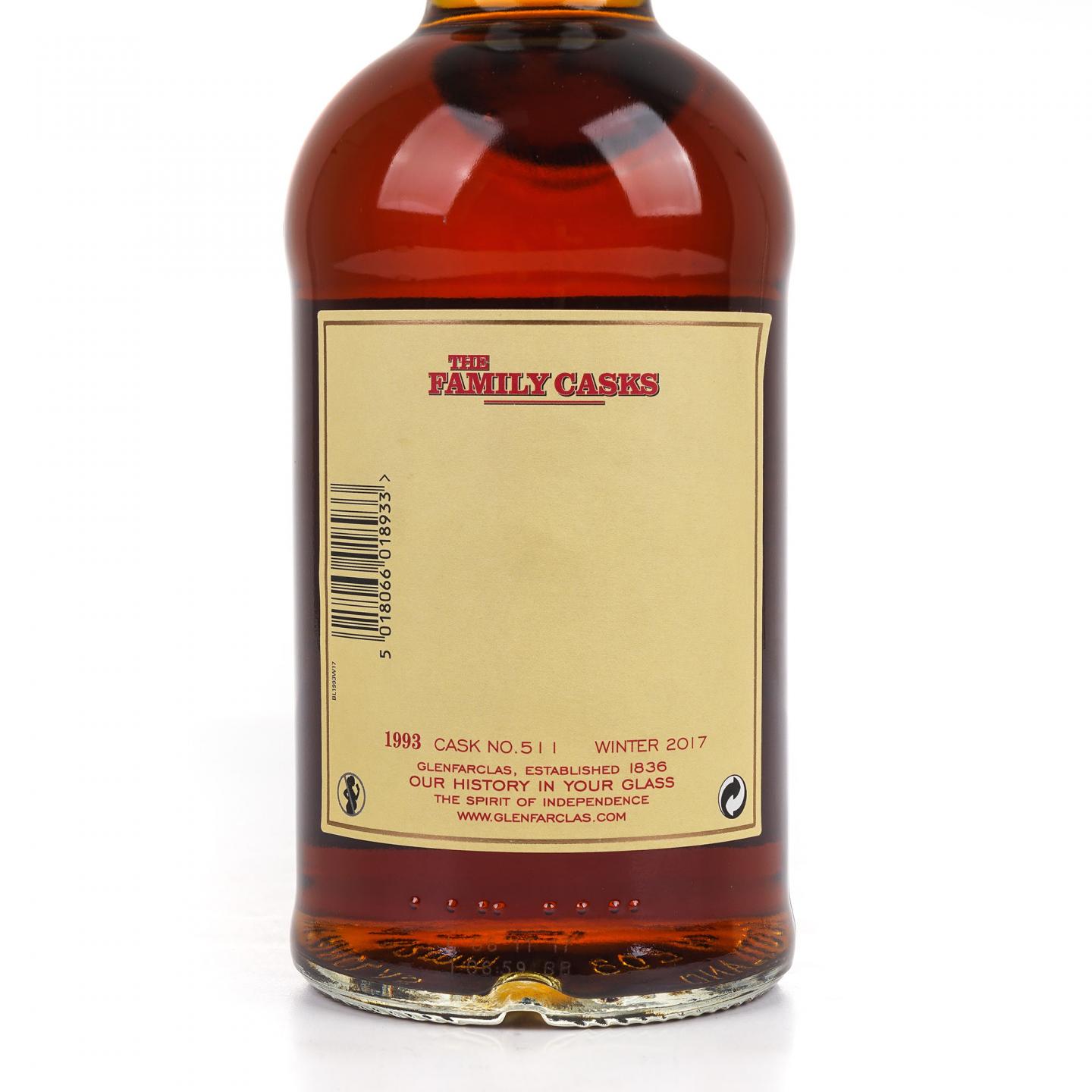 Glenfarclas 格兰花格 1993-2017 家族桶#511 雪莉单桶