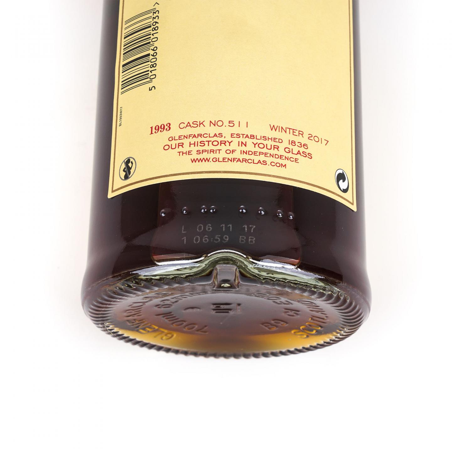 Glenfarclas 格兰花格 1993-2017 家族桶#511 雪莉单桶