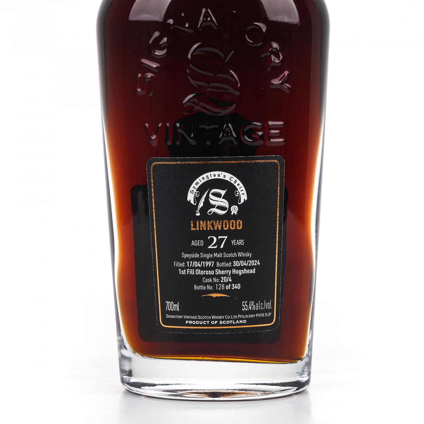 Linkwood 林可伍德 27年 1997-2024 SV 初填雪莉桶#20/4