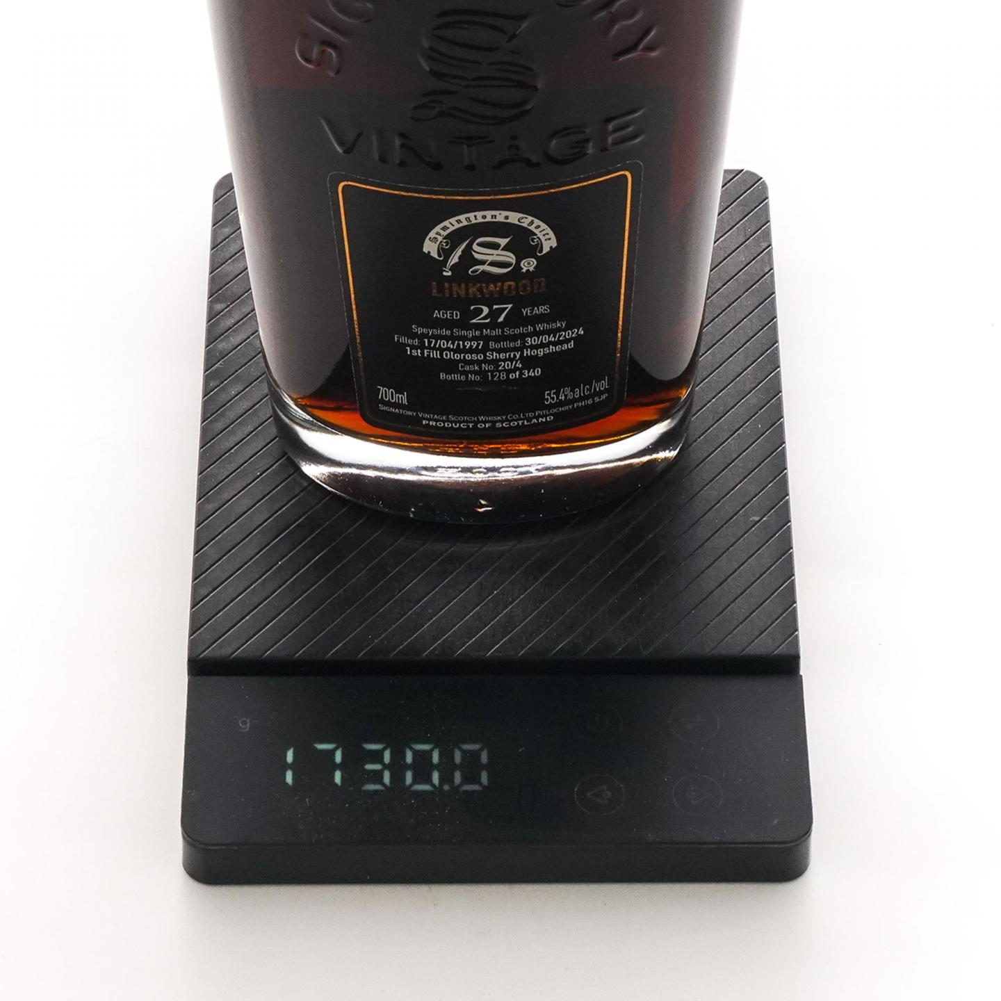 Linkwood 林可伍德 27年 1997-2024 SV 初填雪莉桶#20/4