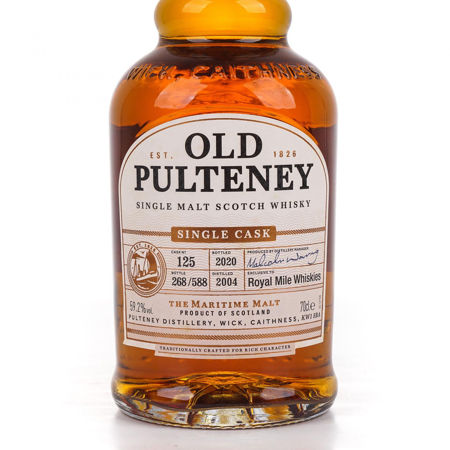 Old Pulteney 老富特尼 2004-2020 单桶#125