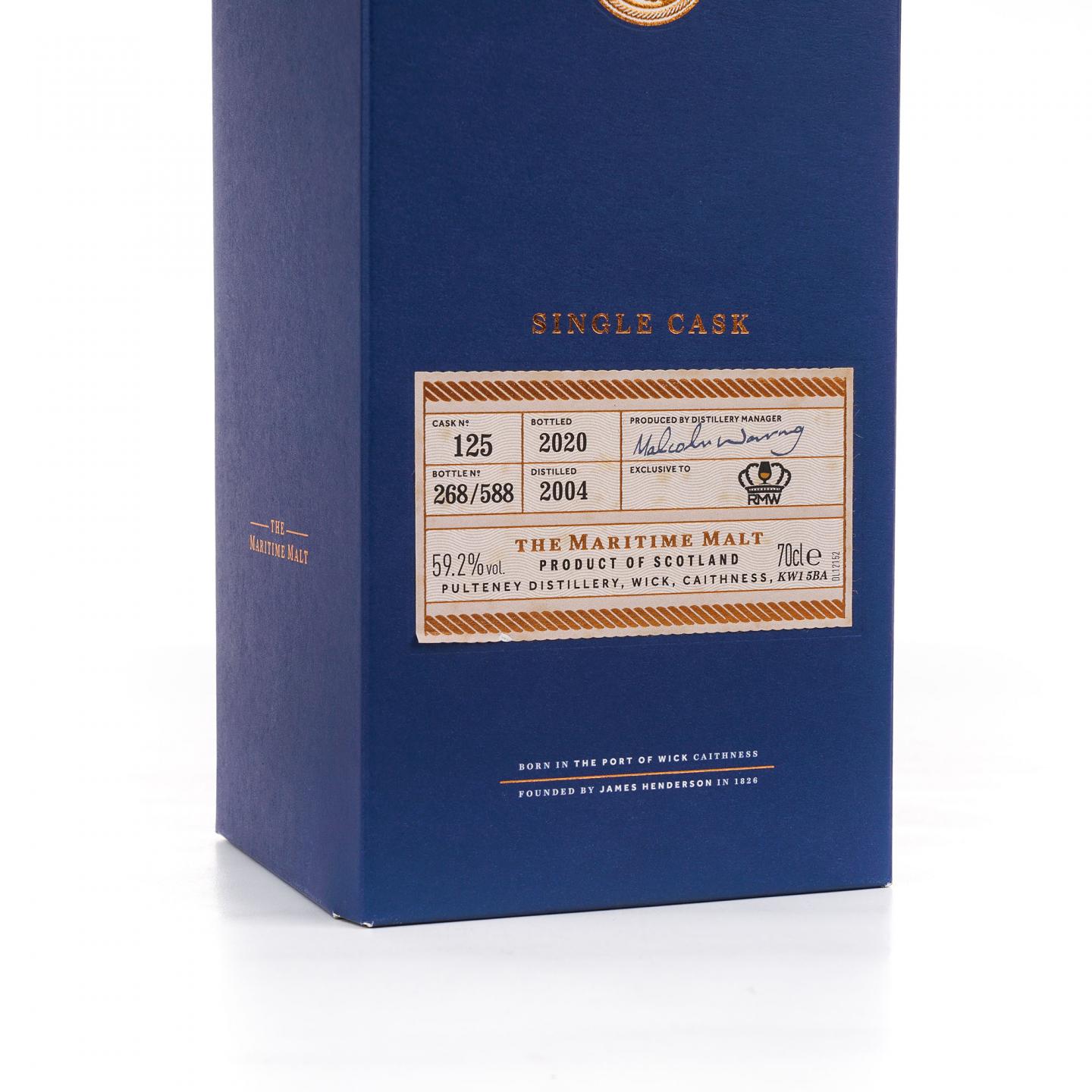 Old Pulteney 老富特尼 2004-2020 单桶#125