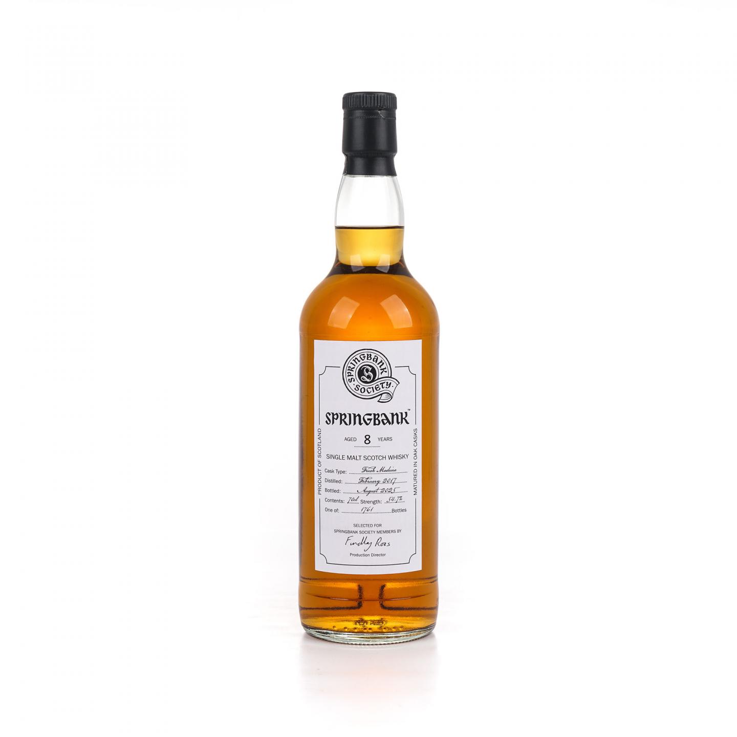 Springbank 云顶 8年 2017-2025 云顶协会