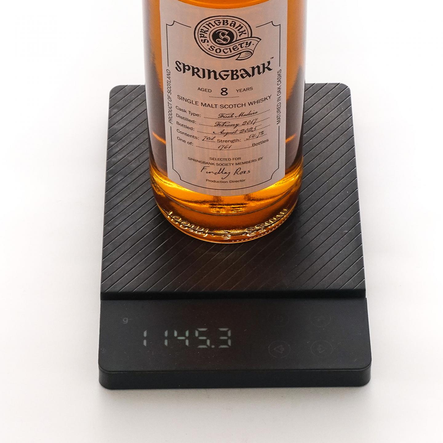Springbank 云顶 8年 2017-2025 云顶协会