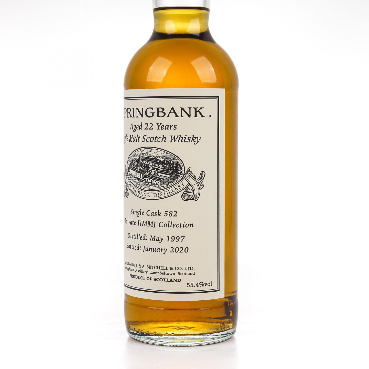 Springbank 云顶 22年 1997-2020 单桶#582