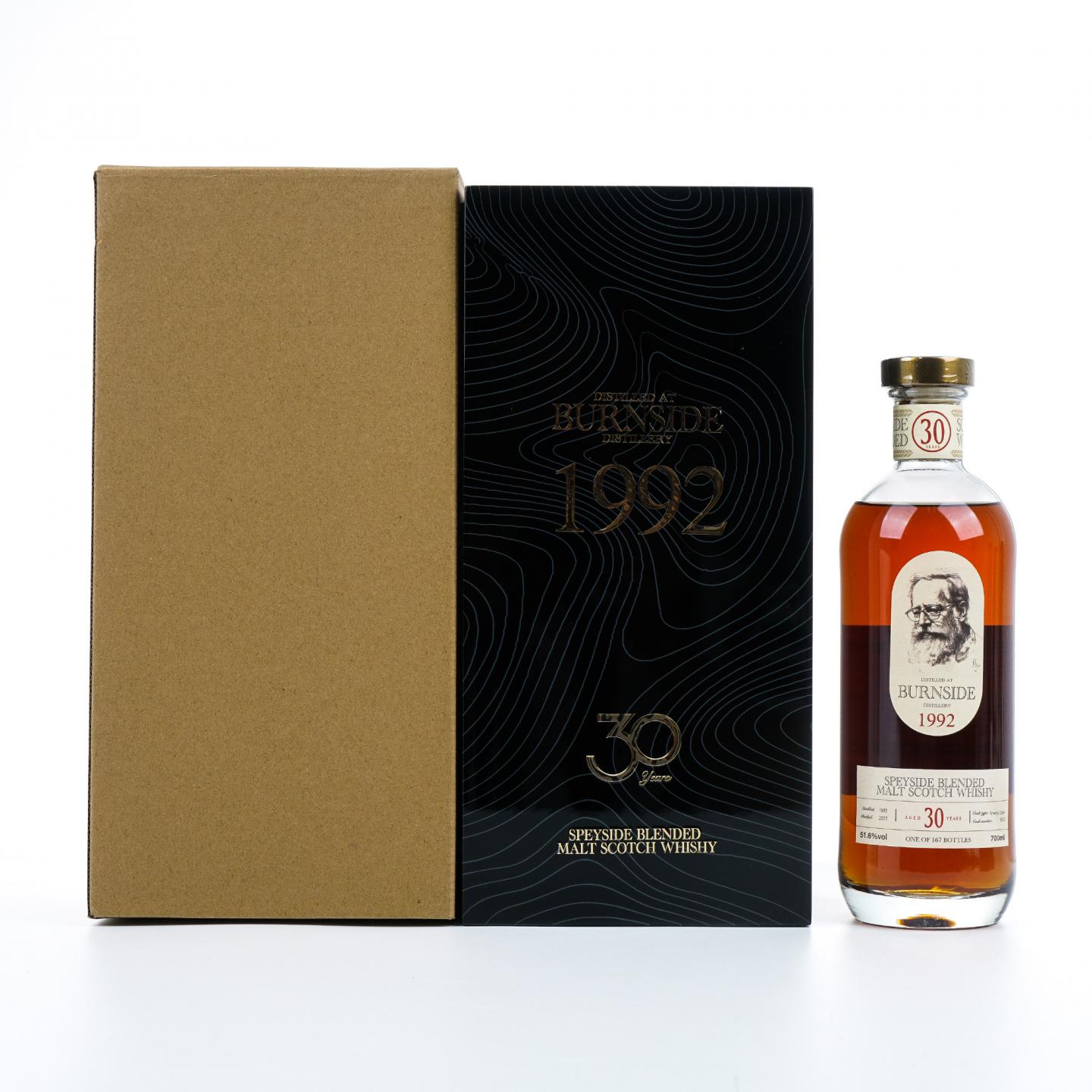 Burnside 30年 1992-2022 百富汤匙桶 雪莉桶#1903