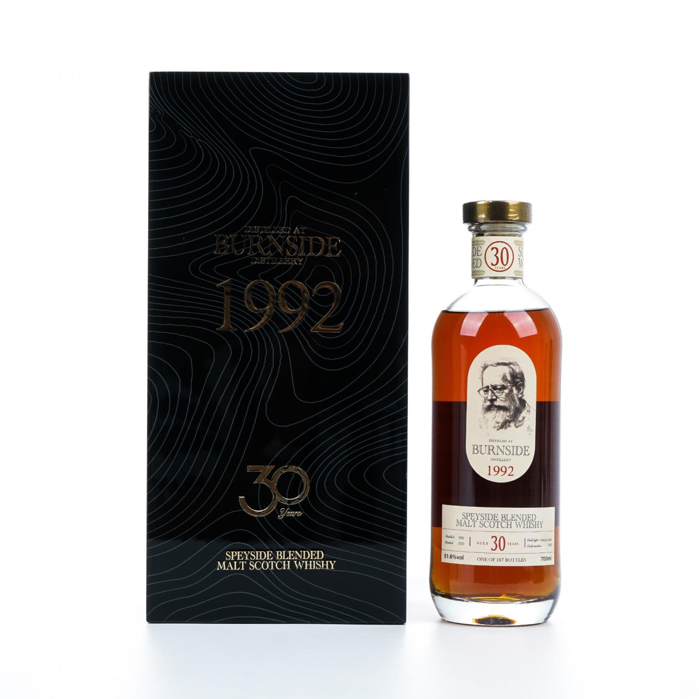 Burnside 30年 1992-2022 百富汤匙桶 雪莉桶#1903