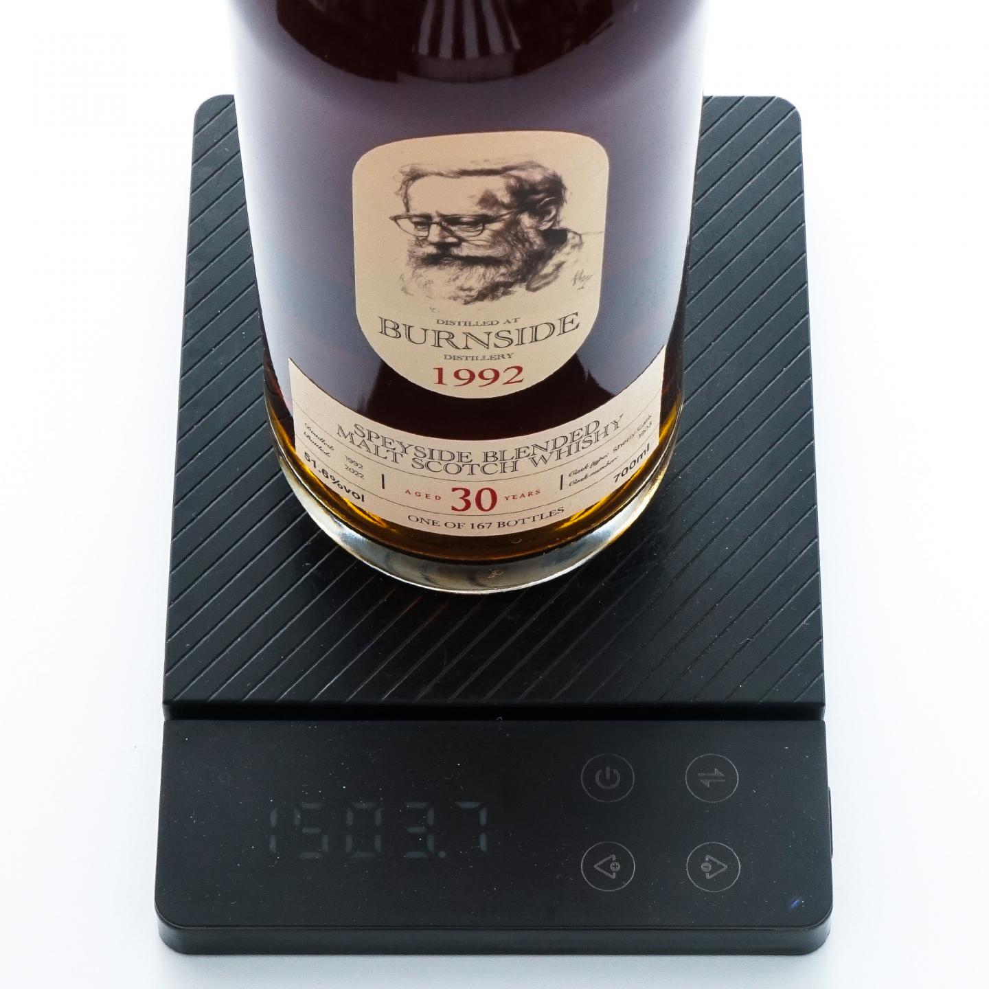 Burnside 30年 1992-2022 百富汤匙桶 雪莉桶#1903