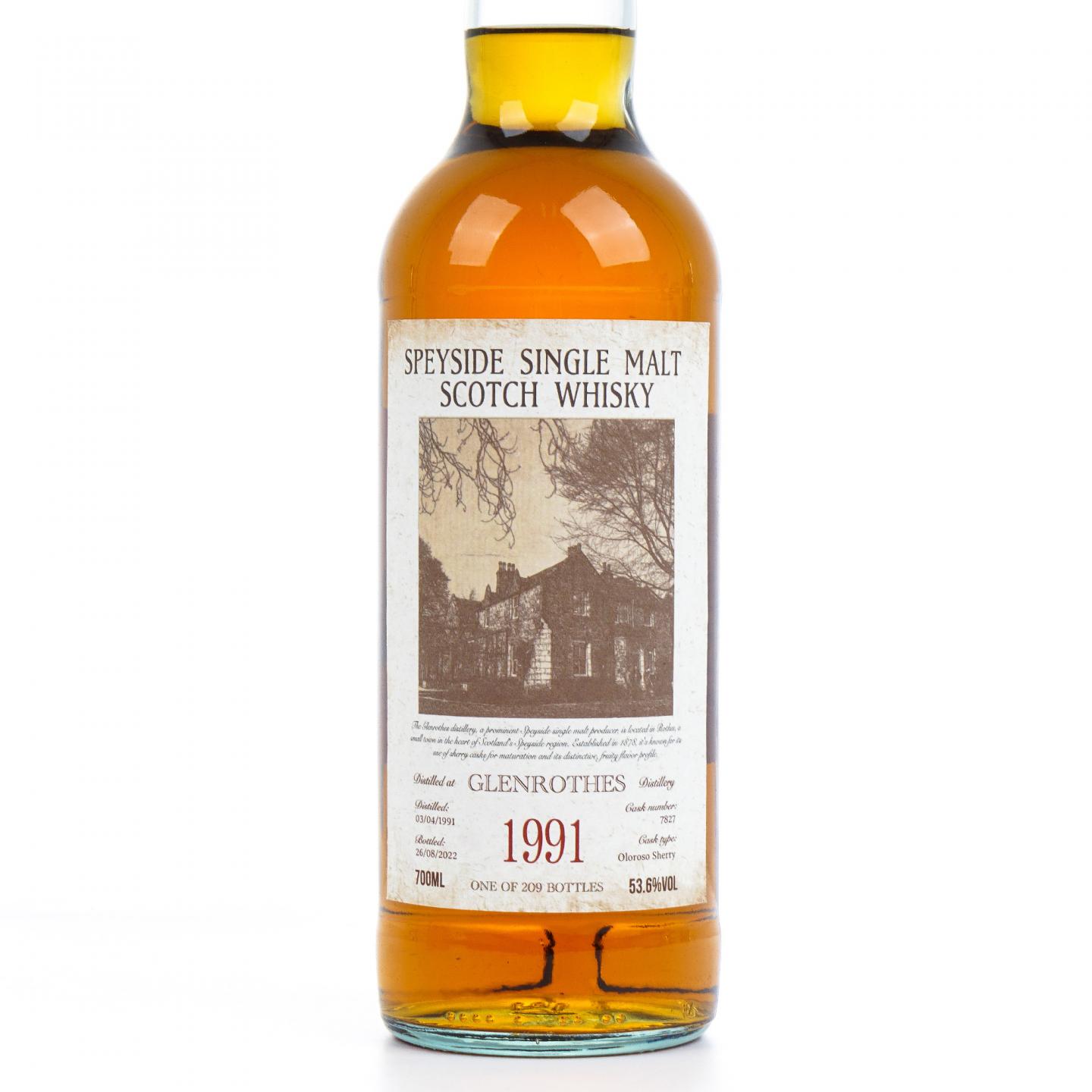 Glenrothes 格兰路思 1991-2022 雪莉桶#7827