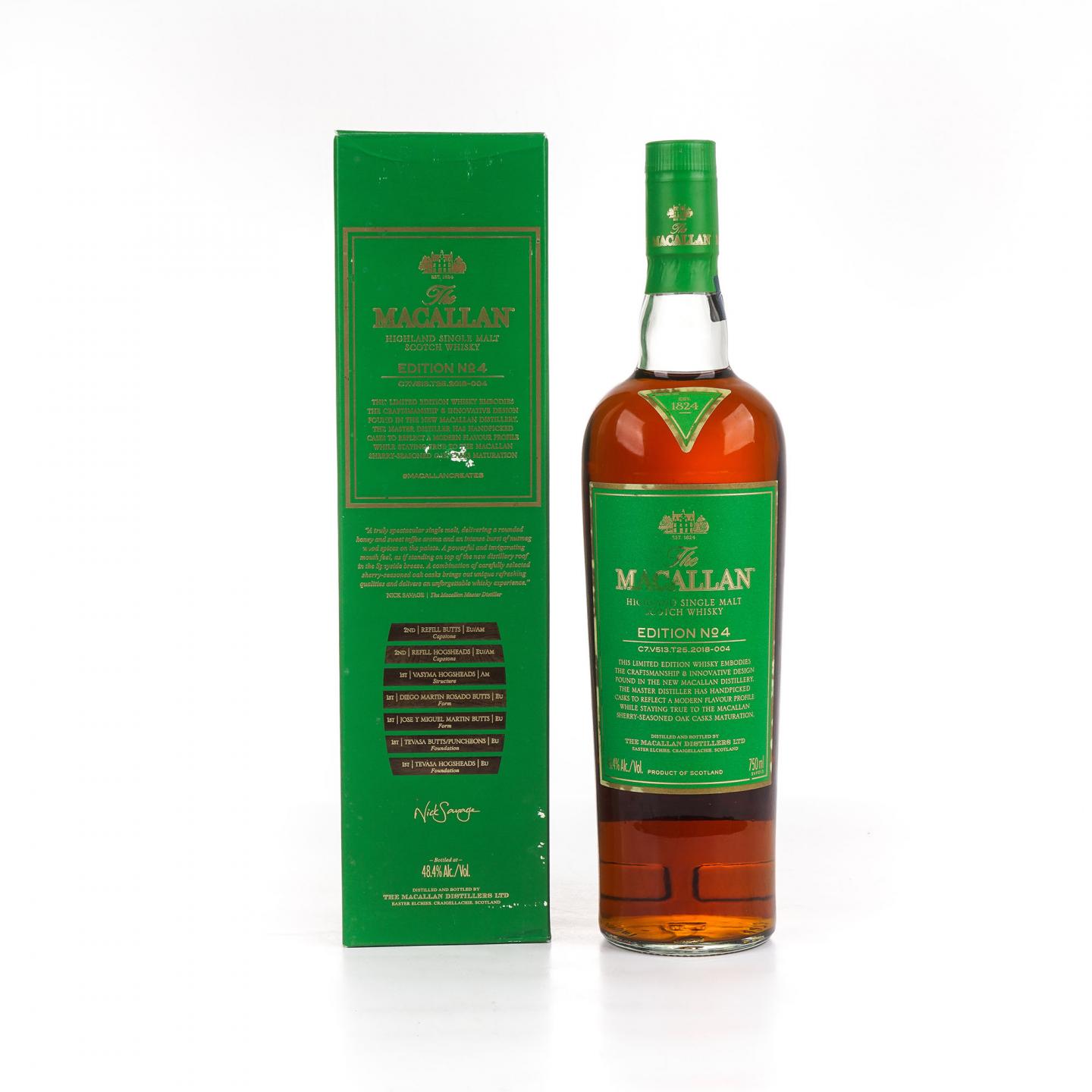 Macallan 麦卡伦 Edition No.4 绿标 750ml