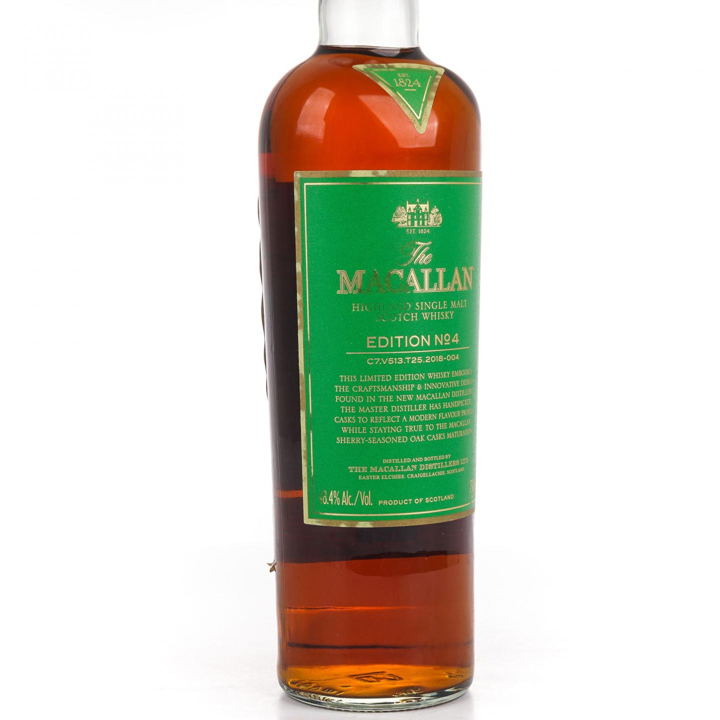 Macallan 麦卡伦 Edition No.4 绿标 750ml