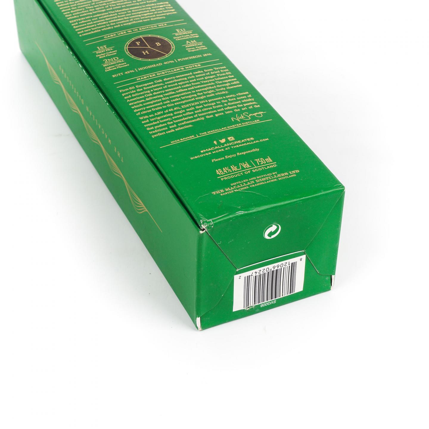 Macallan 麦卡伦 Edition No.4 绿标 750ml