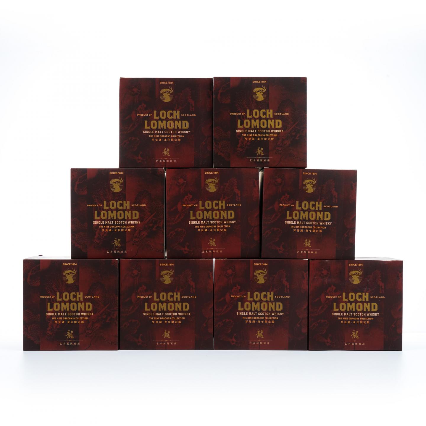 Loch Lomond 罗曼湖 龙年限定版 陈容《九龙图》 9瓶组
