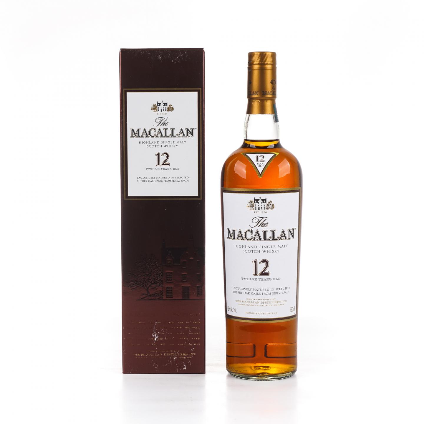 Macallan 麦卡伦 12年 雪莉桶 750ml