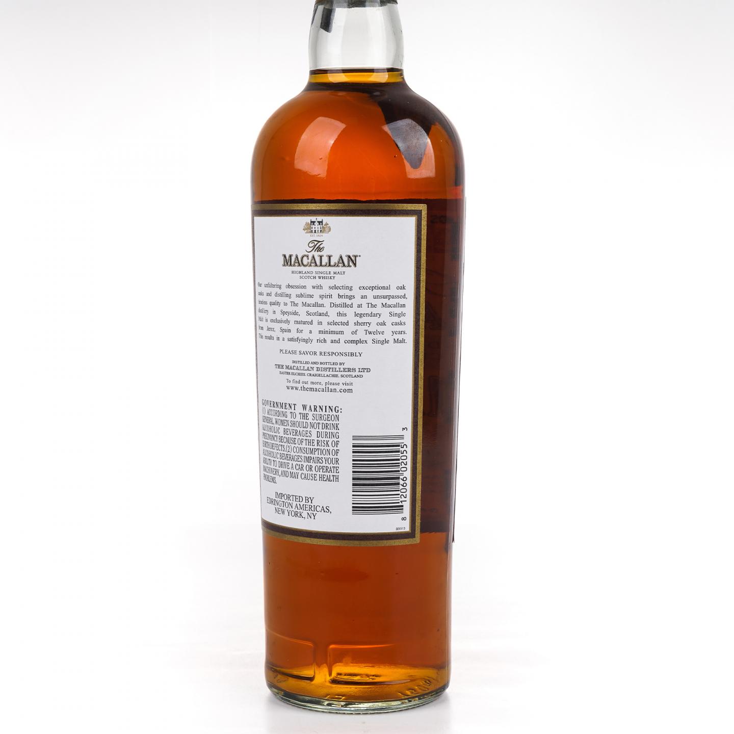 Macallan 麦卡伦 12年 雪莉桶 750ml
