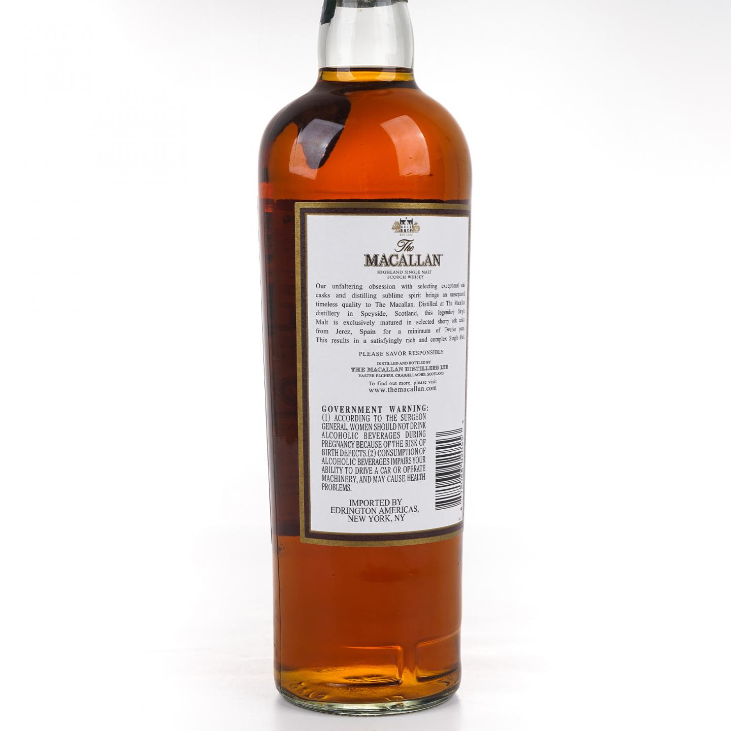 Macallan 麦卡伦 12年 雪莉桶 750ml