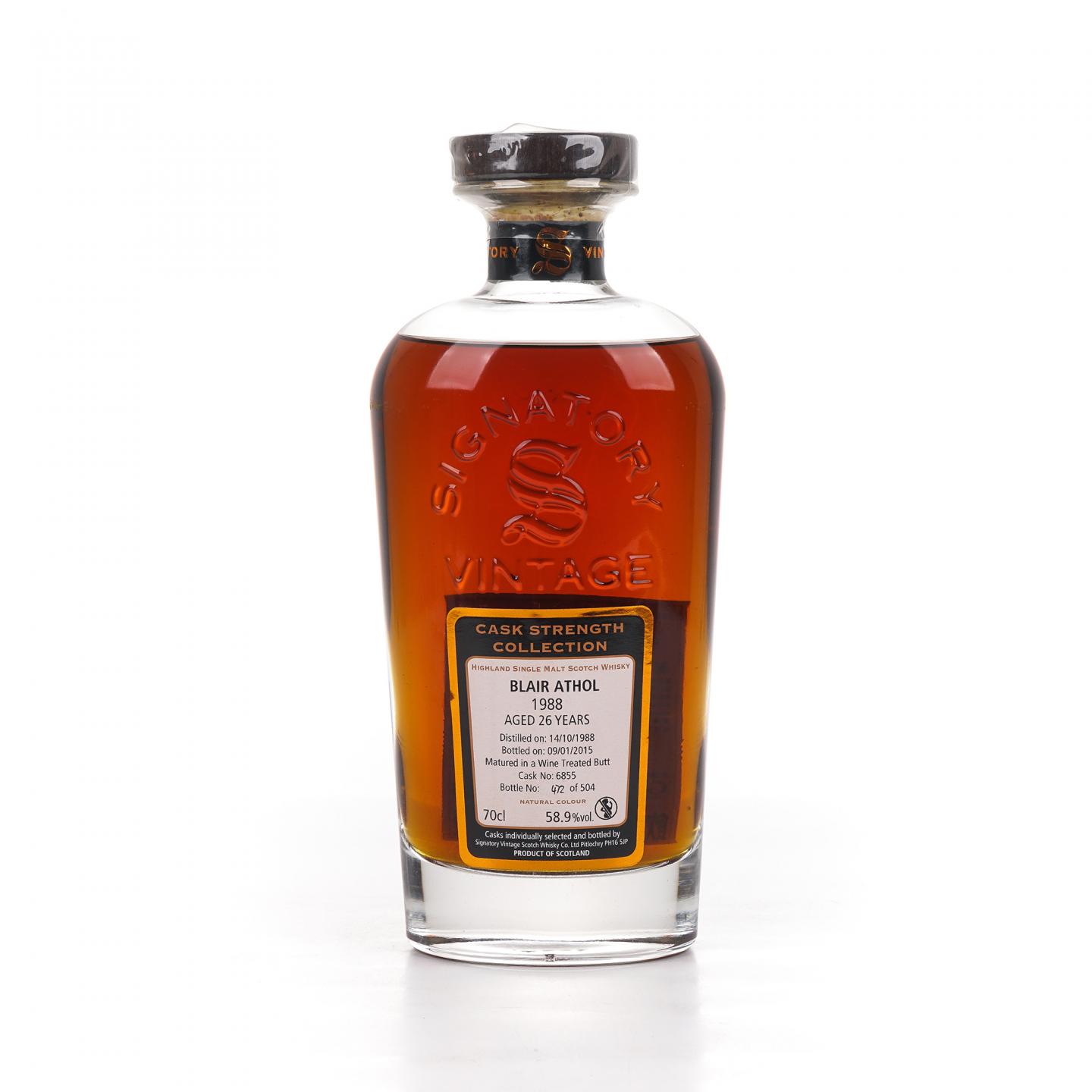 Blair Athol 布莱尔阿苏 26年 1988-2015 SV#6855 桶强