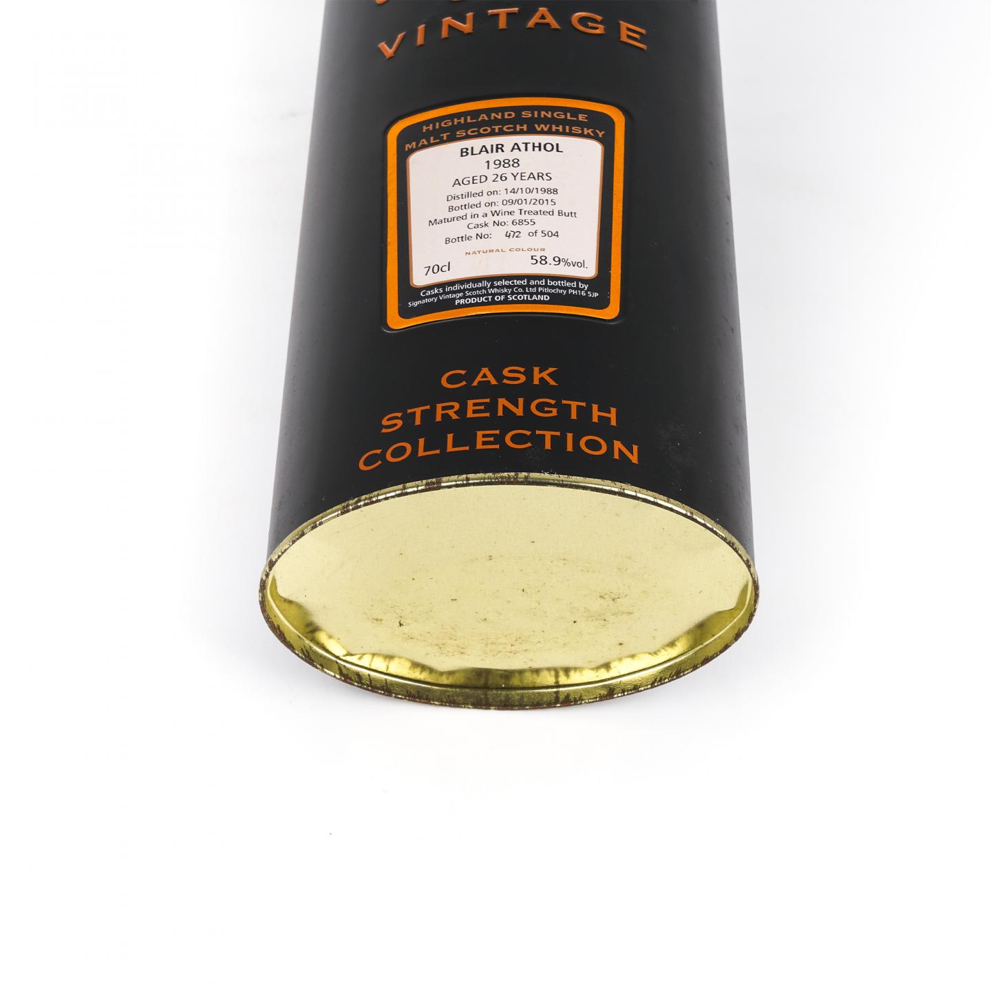 Blair Athol 布莱尔阿苏 26年 1988-2015 SV#6855 桶强