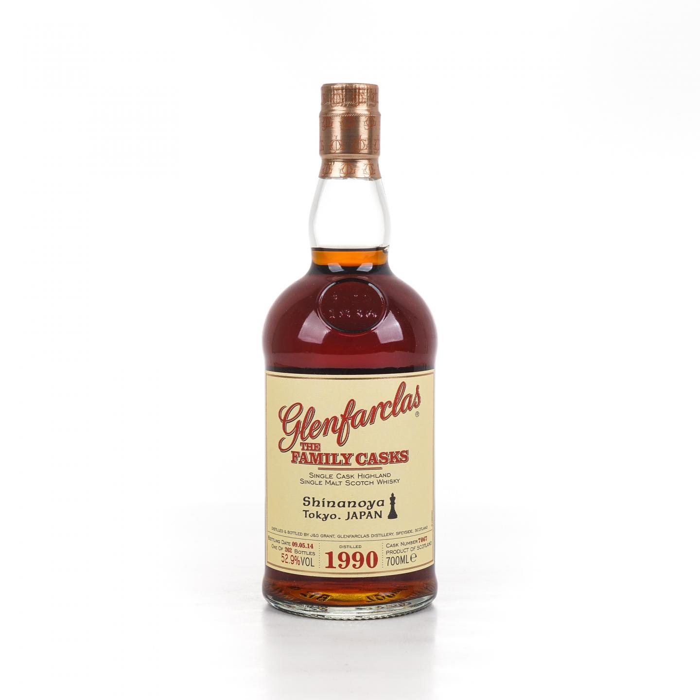 Glenfarclas 格兰花格 1990-2014 家族桶#7067 日本信浓屋选桶