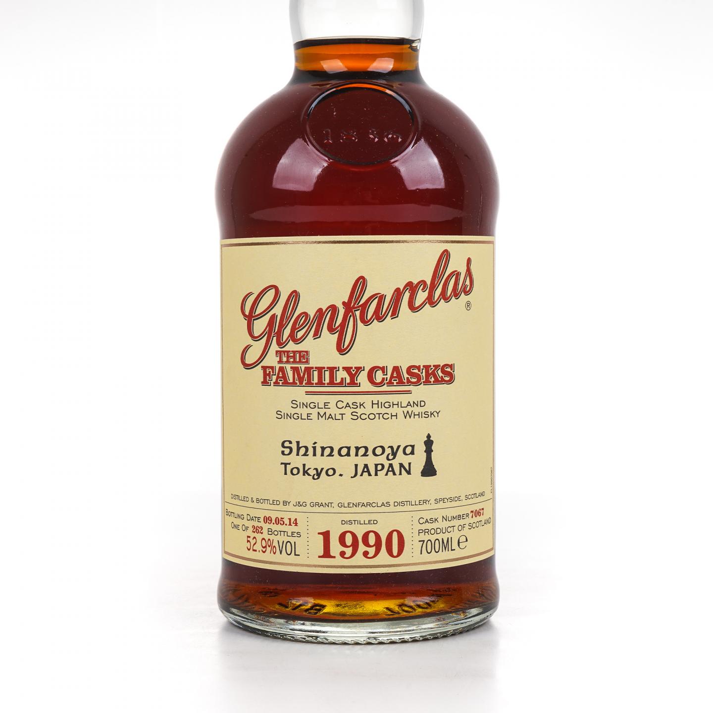 Glenfarclas 格兰花格 1990-2014 家族桶#7067 日本信浓屋选桶