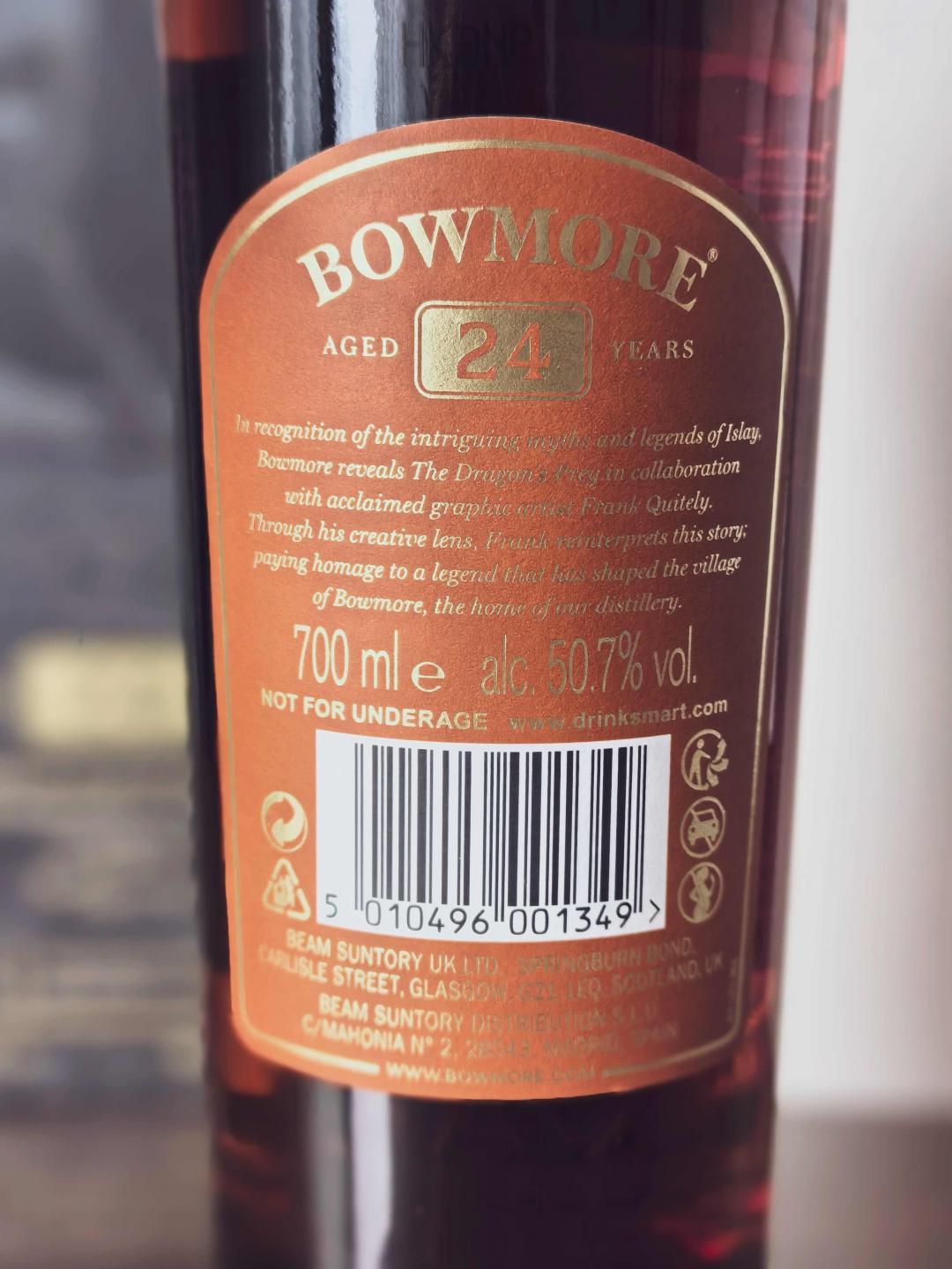 Bowmore 波摩 24年 The Dragon's Prey