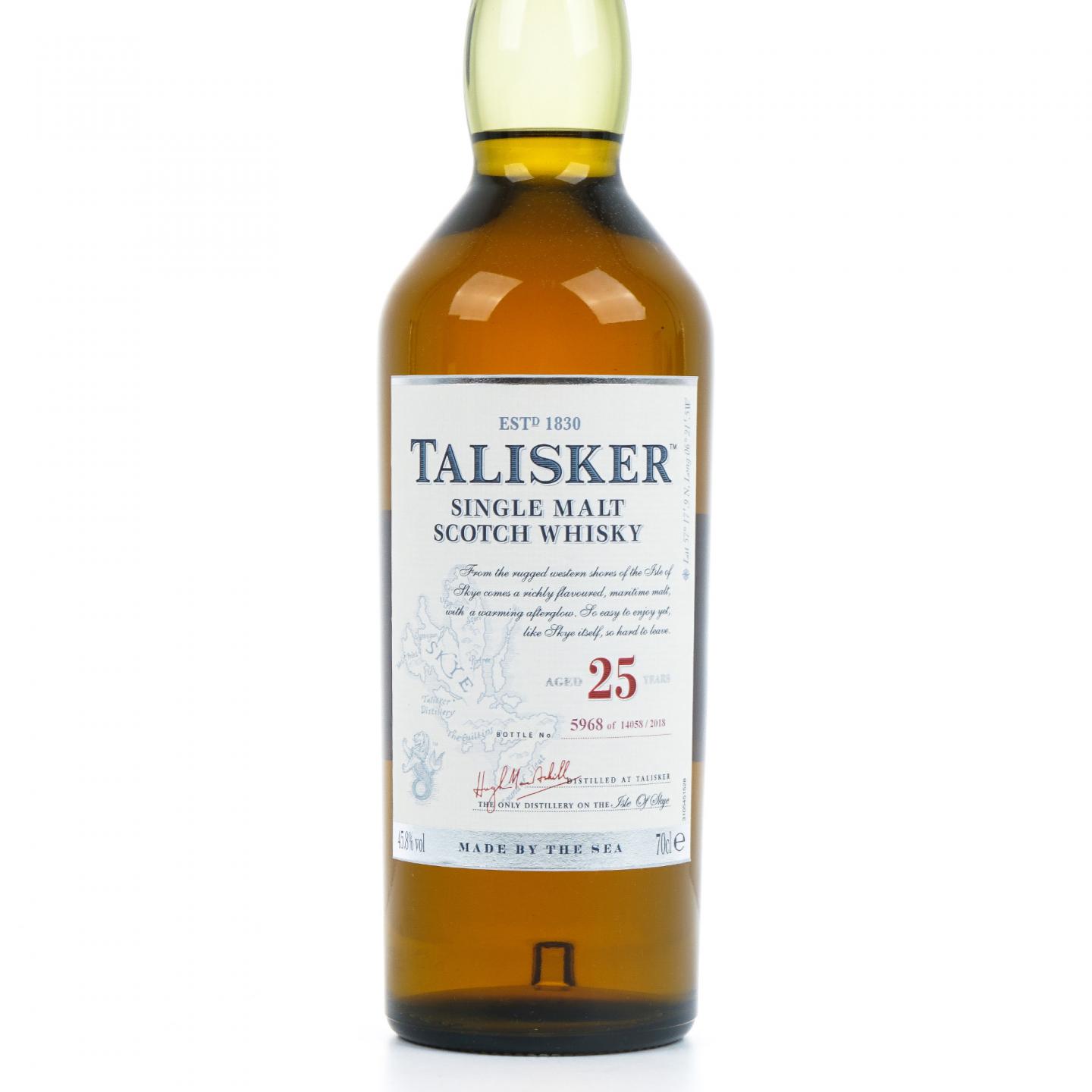 Talisker 泰斯卡 25年 2018