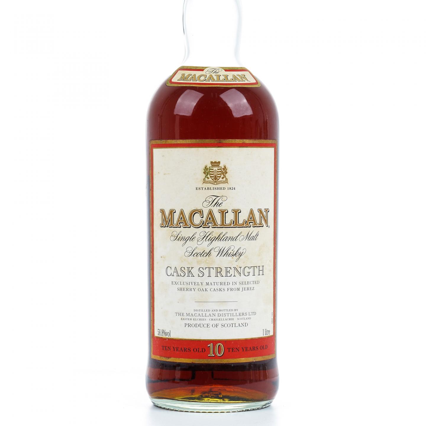 Macallan 麦卡伦 10年 桶强 1L 58.8%Vol.