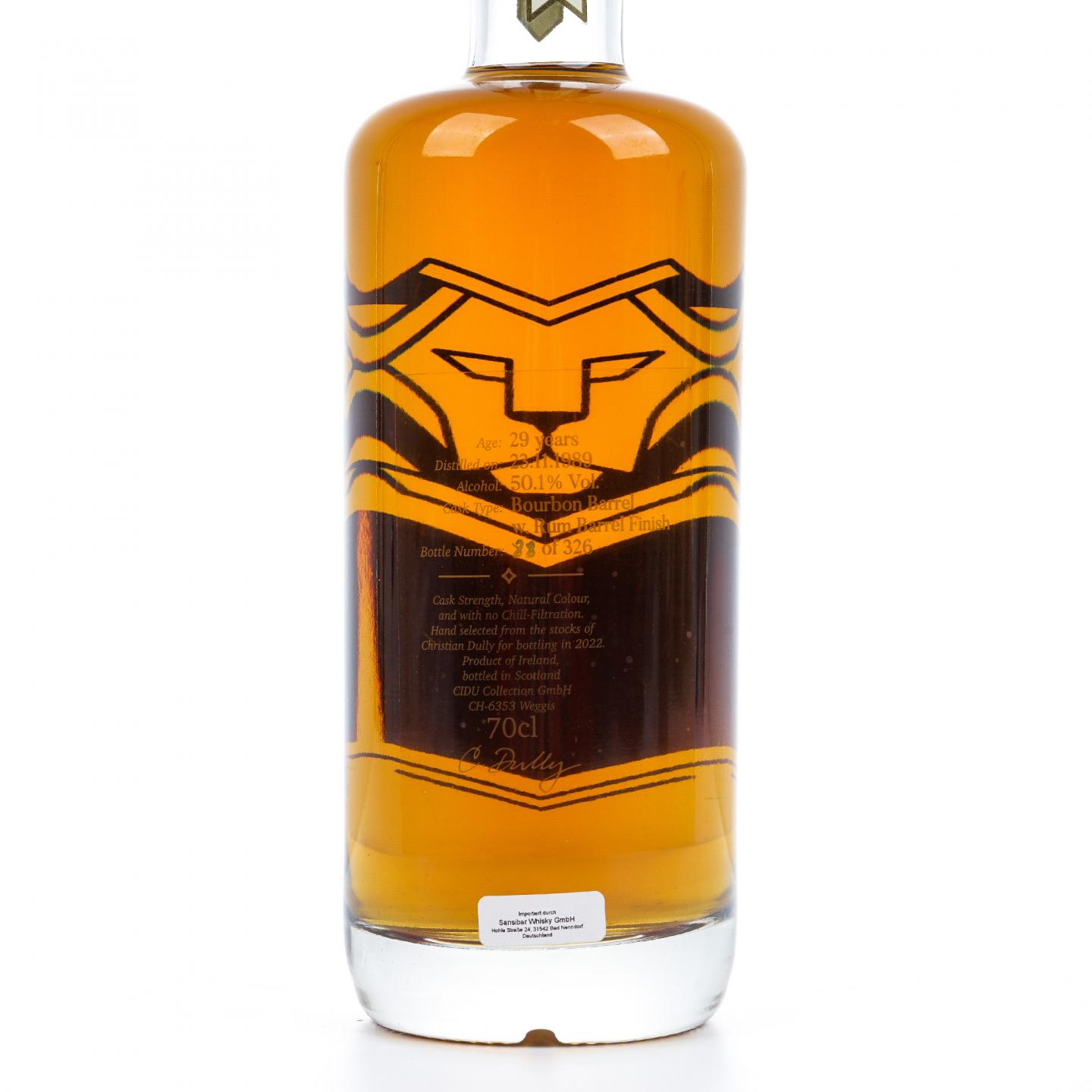 Irish Whiskey 29年 1989-2022 CDuS