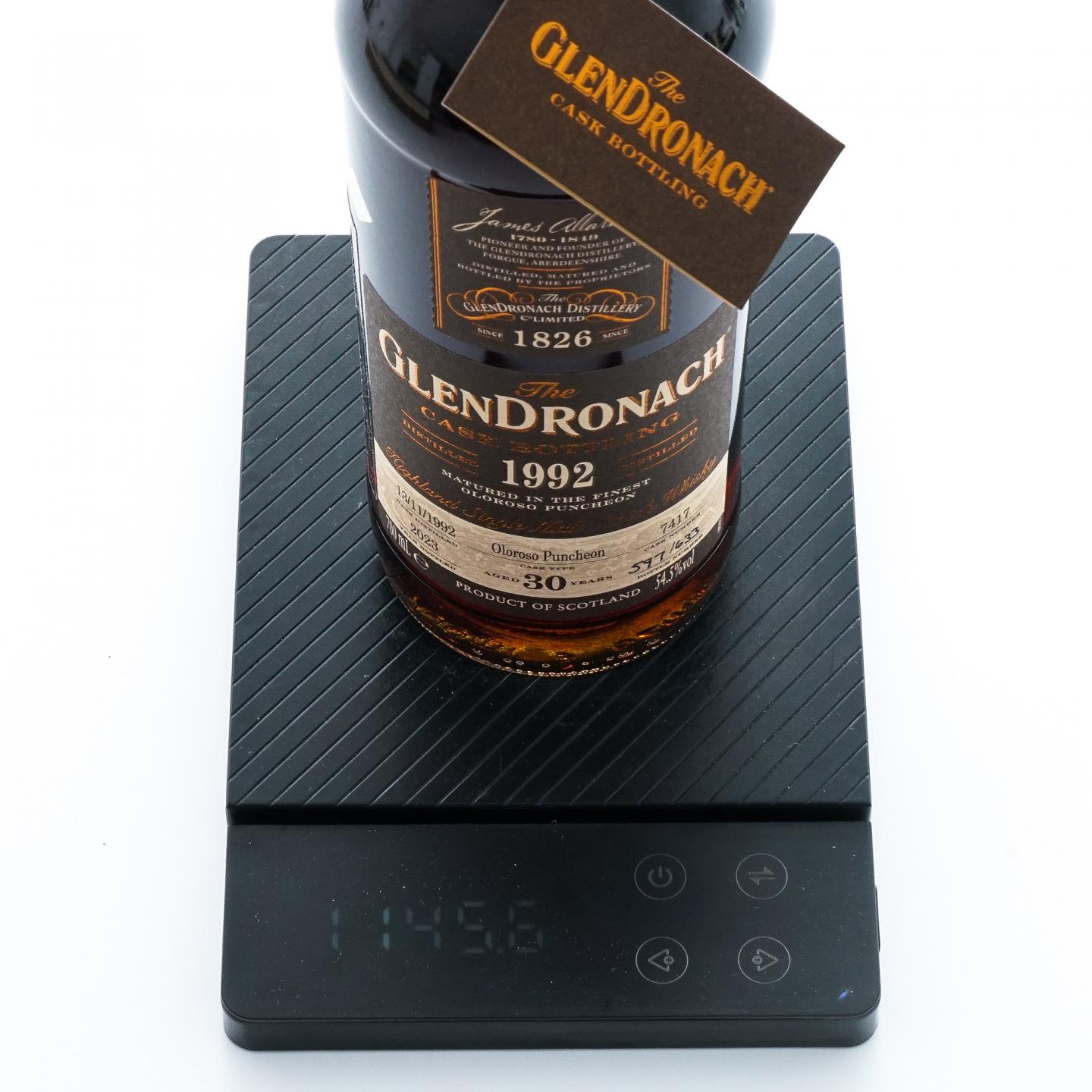 Glendronach 格兰多纳 30年 1992-2023 雪莉桶#7417 瓶码597