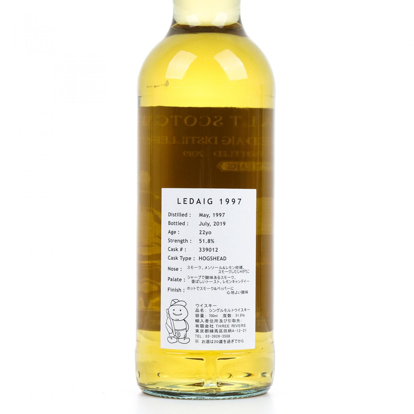 Ledaig 里爵 22年 1997-2019 3R 单桶#339012