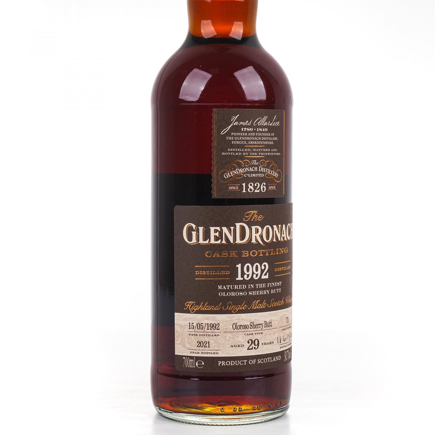 Glendronach 格兰多纳 29年 1992-2021 雪莉桶#71