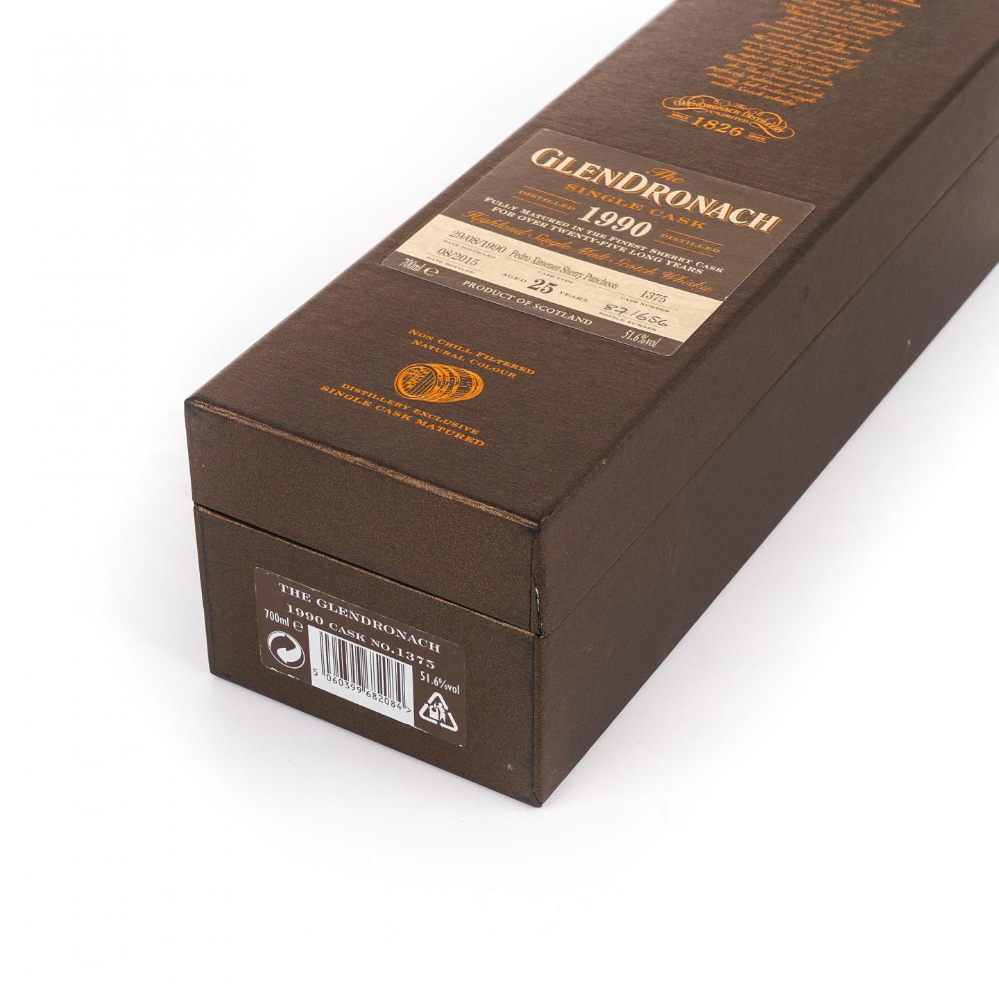 Glendronach 格兰多纳 25年 1990-2015 雪莉桶#1375