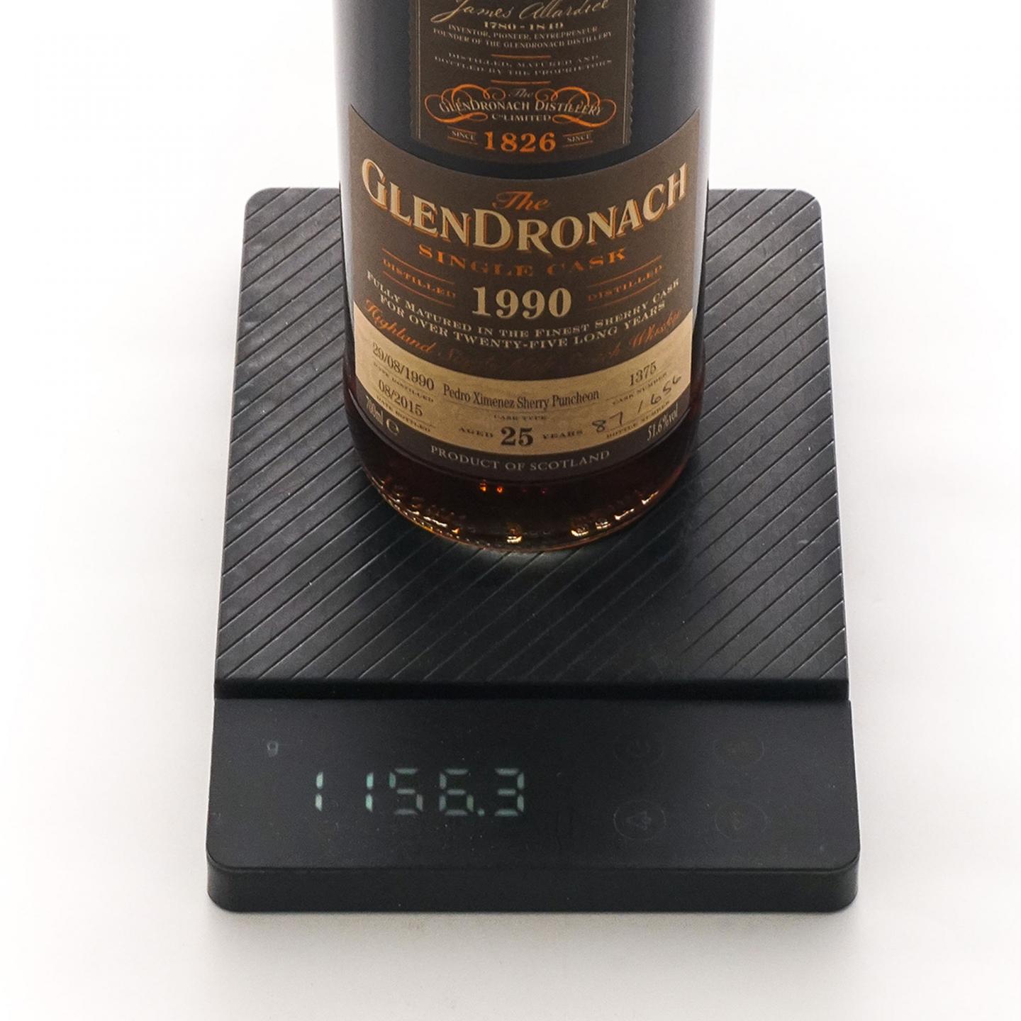 Glendronach 格兰多纳 25年 1990-2015 雪莉桶#1375