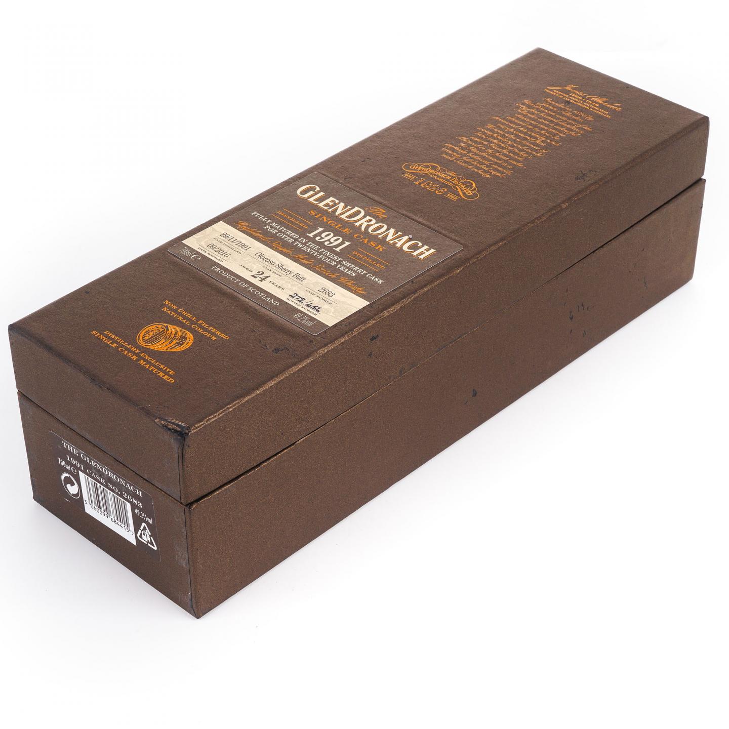 Glendronach 格兰多纳 24年 1991-2016 雪莉单桶#2683